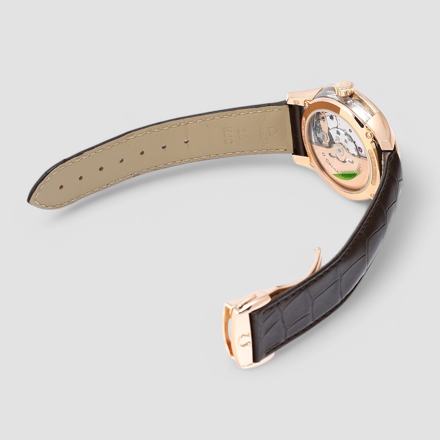 De Ville Hour Vision Automatic Men's 18kt Rose Gold Watch