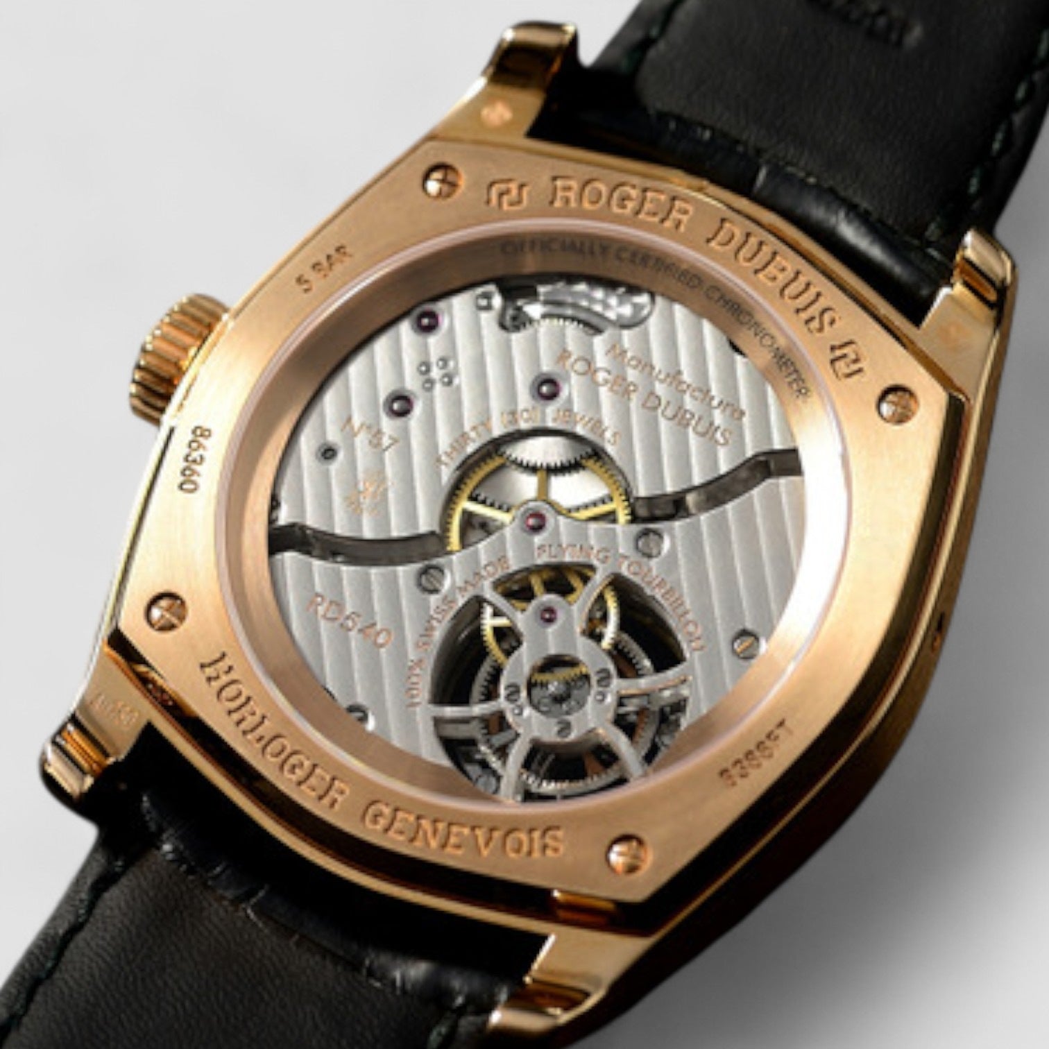 La Monegasque Pink Gold Mens Watch 44mm
