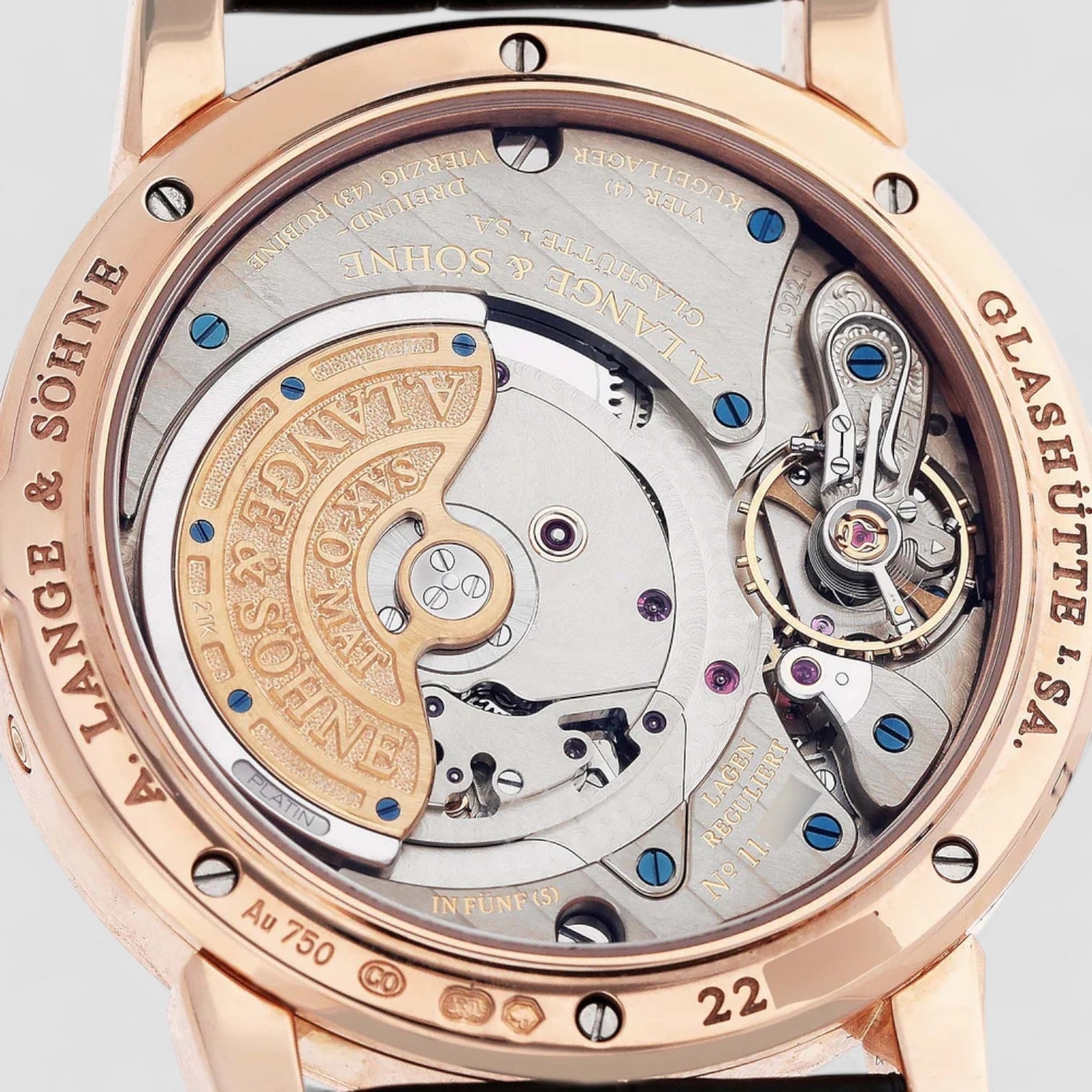 Langematik Perpetual Calendar 310.032 18K Rose Gold