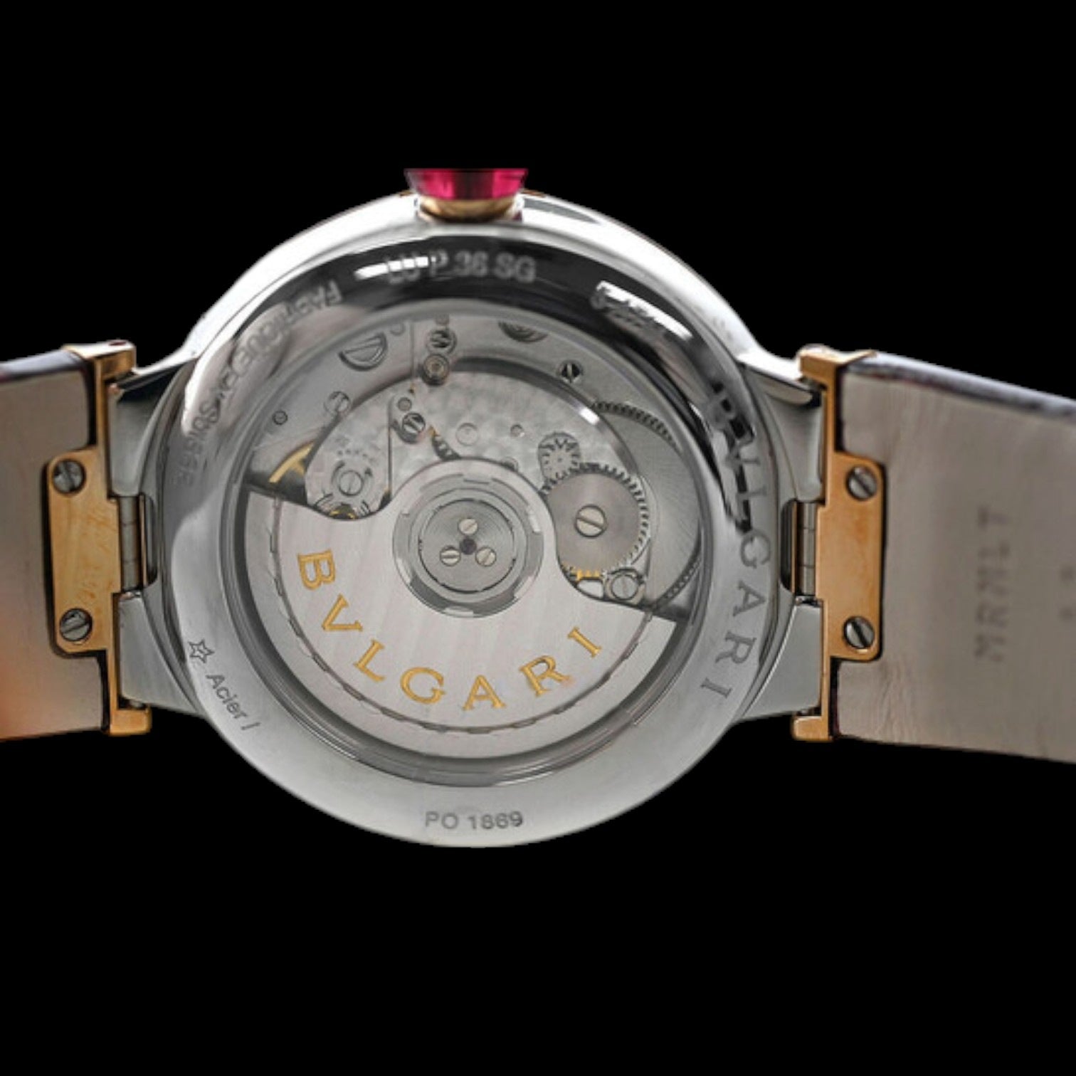 Lvcea Automatic Diamond Purple Dial Ladies Watch