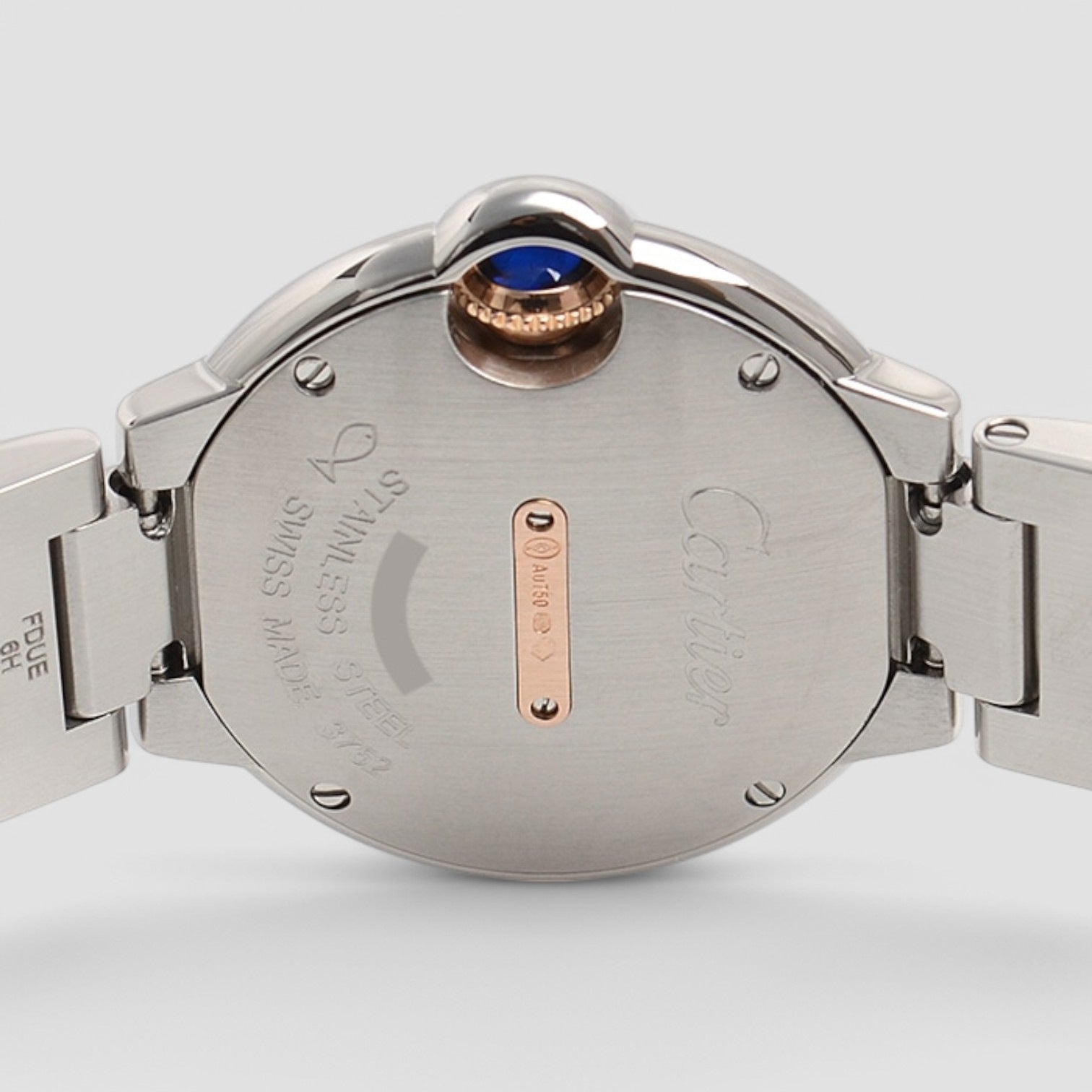 Ballon Bleu De Cartier Diamond Silver Dial Ladies Watch