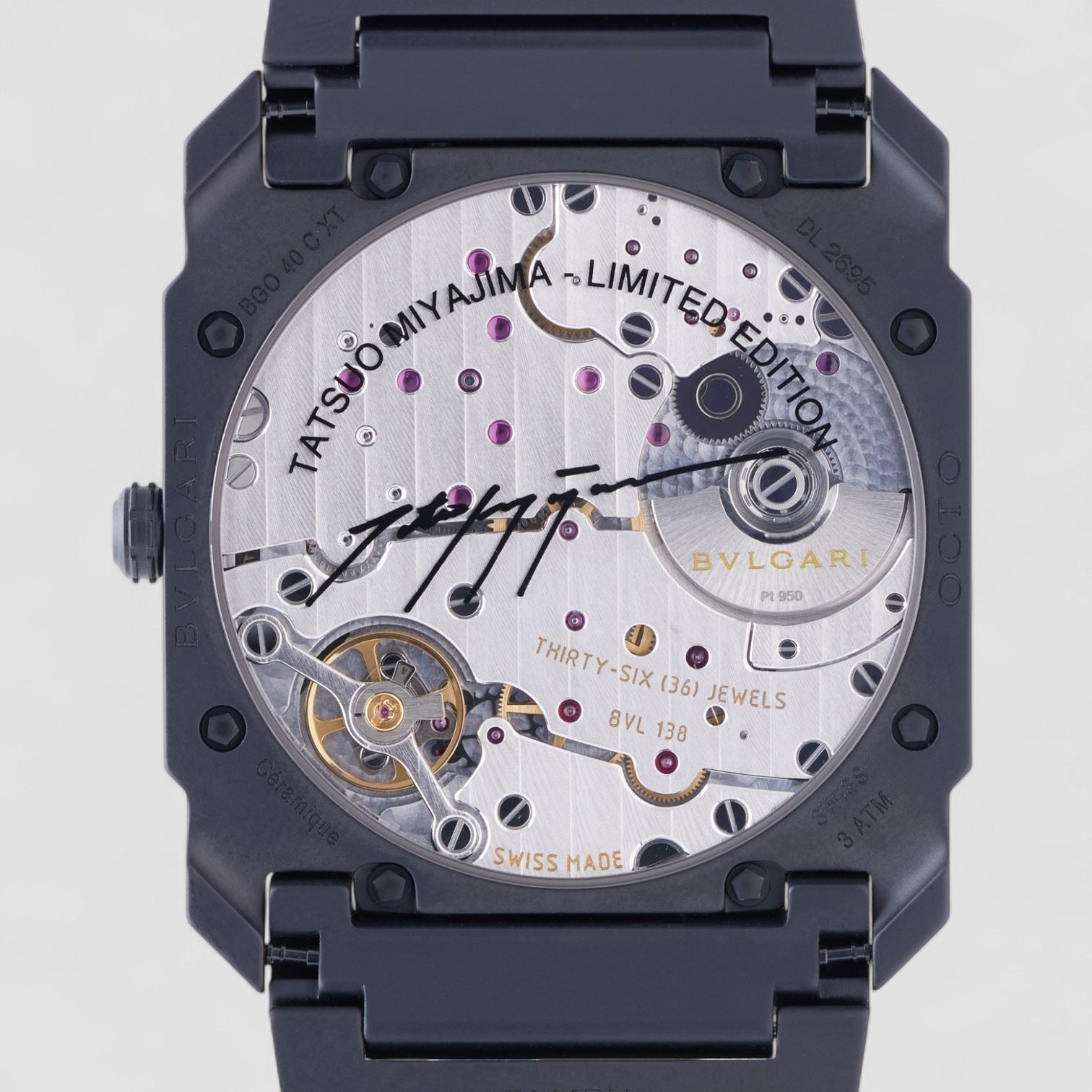 Octo Finissimo Tatsuo Miyajima Limited Edition Black Dial