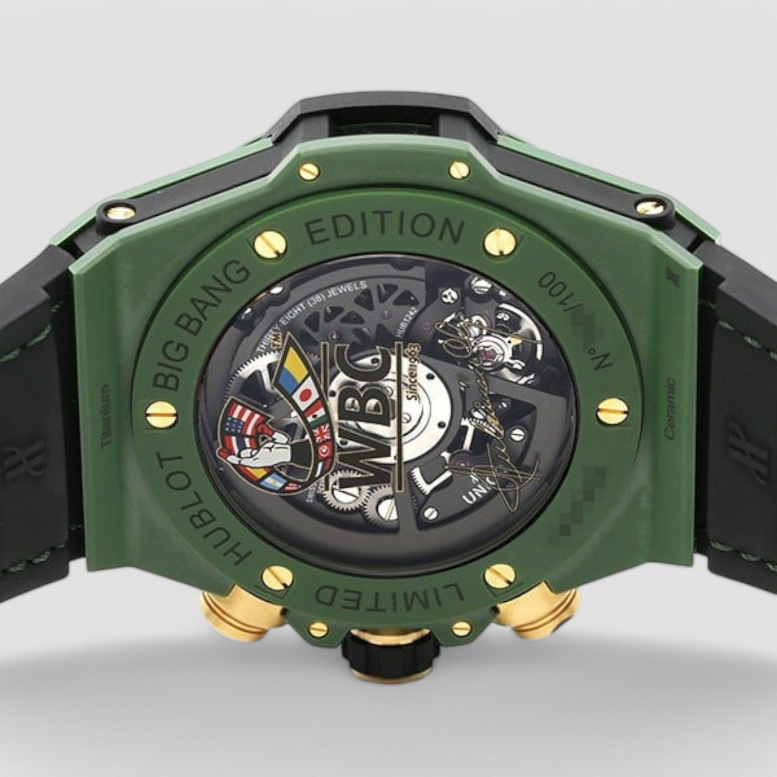 Big Bang Unico 45 mm WBC Green Ceramic Men's watch