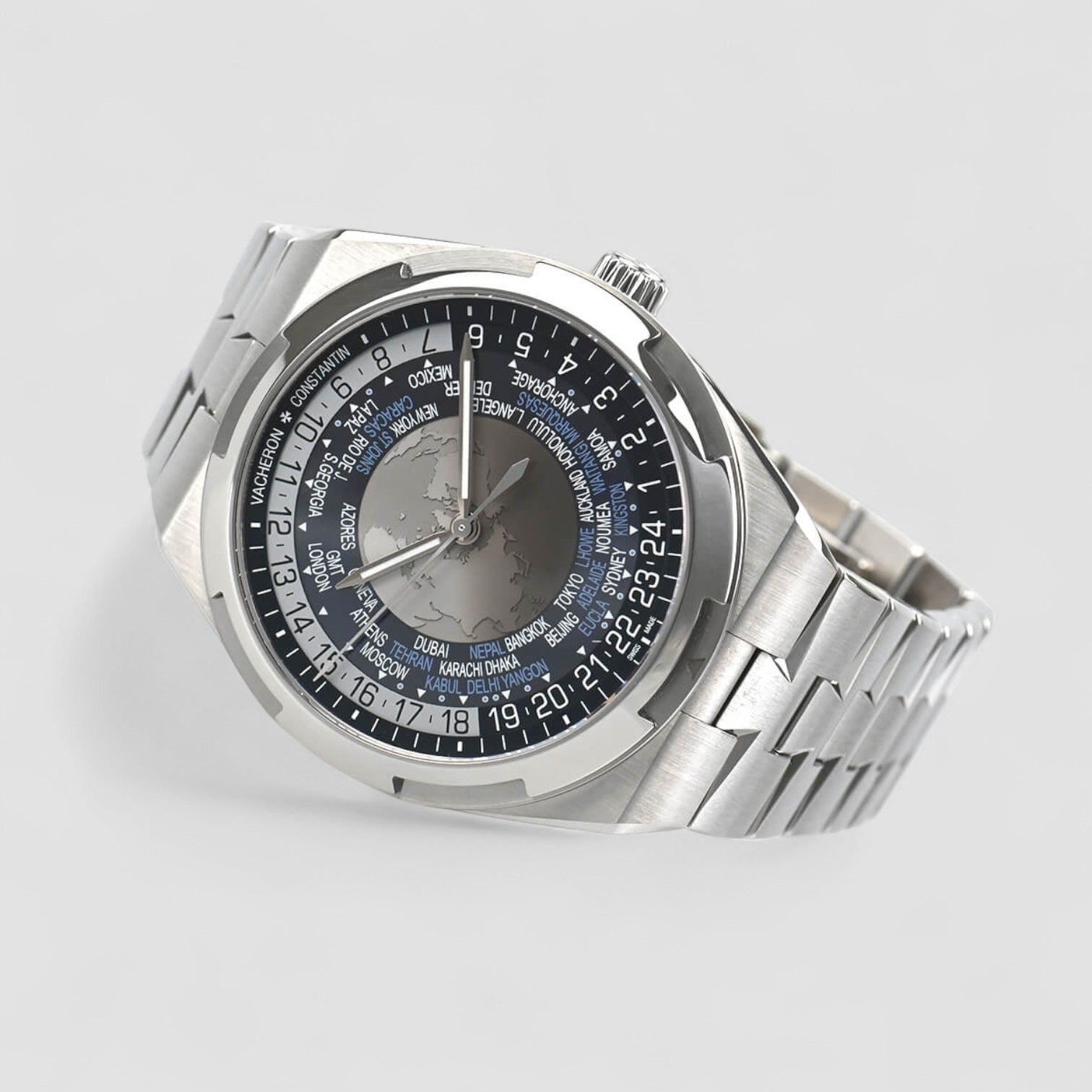 Overseas World Time Blue Dial SS 2020