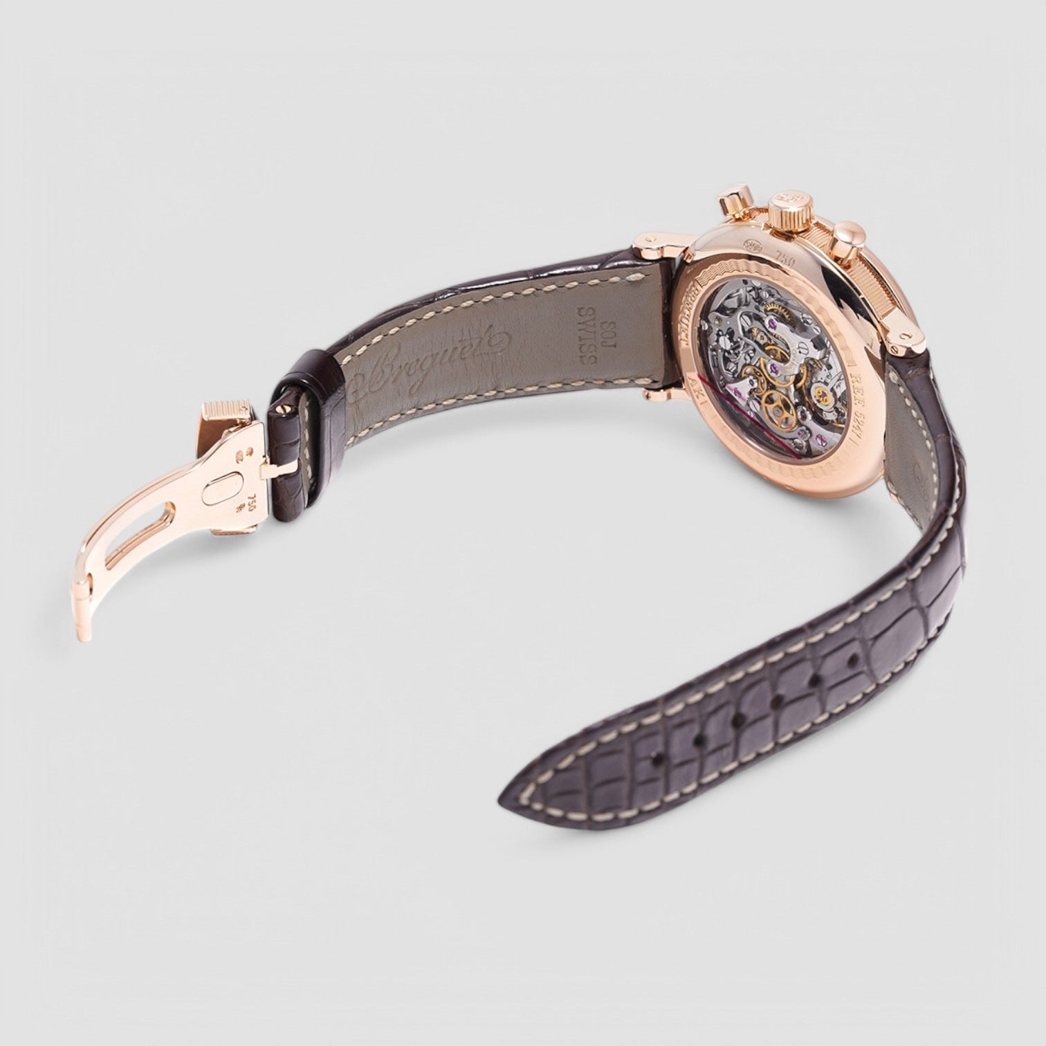 Classique Chronograph 18k Rose Gold Enamel dial