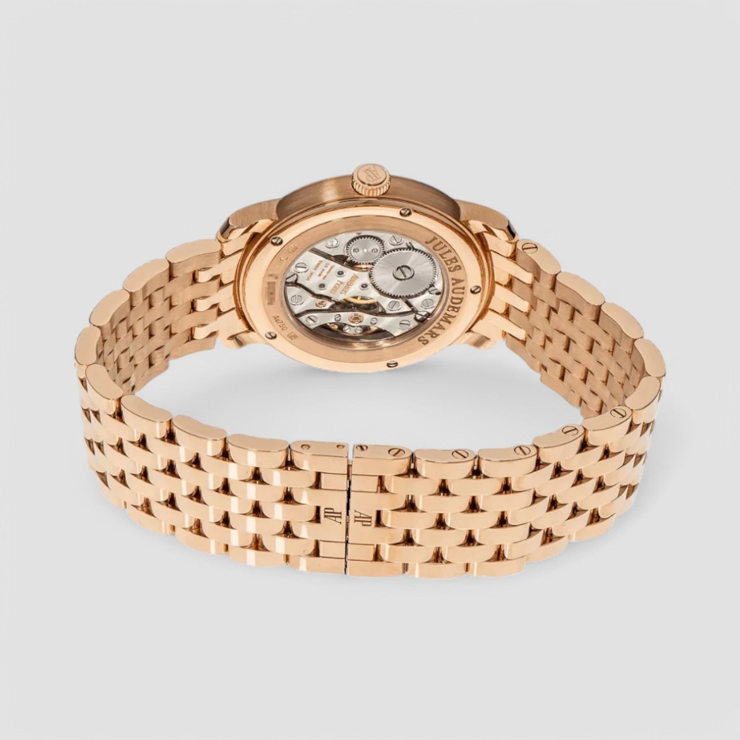 Jules Audemars Silver Index Dial Ladies Watch