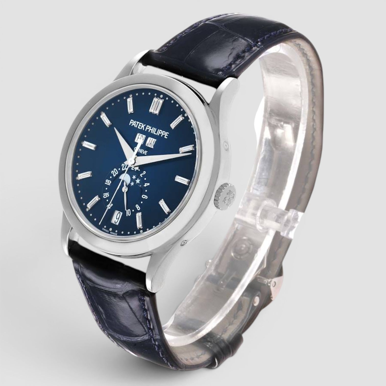 Annual Calendar Blue Dial