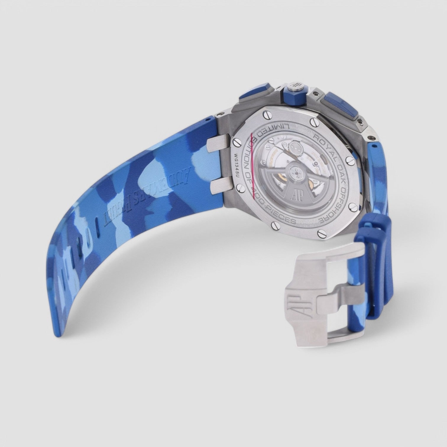 Royal Oak Offshore 44mm Camouflage Chronograph Blue Dial Men's Watch