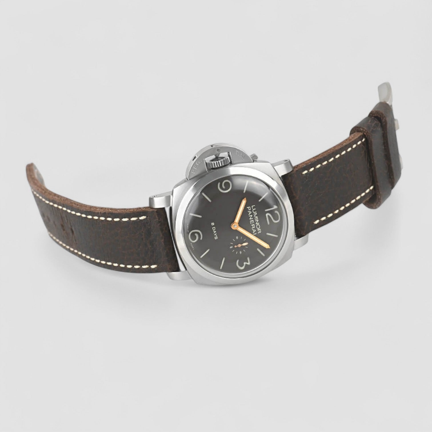 Luminor 1950 Left-Handed 8 Days Titanio Brown Dial