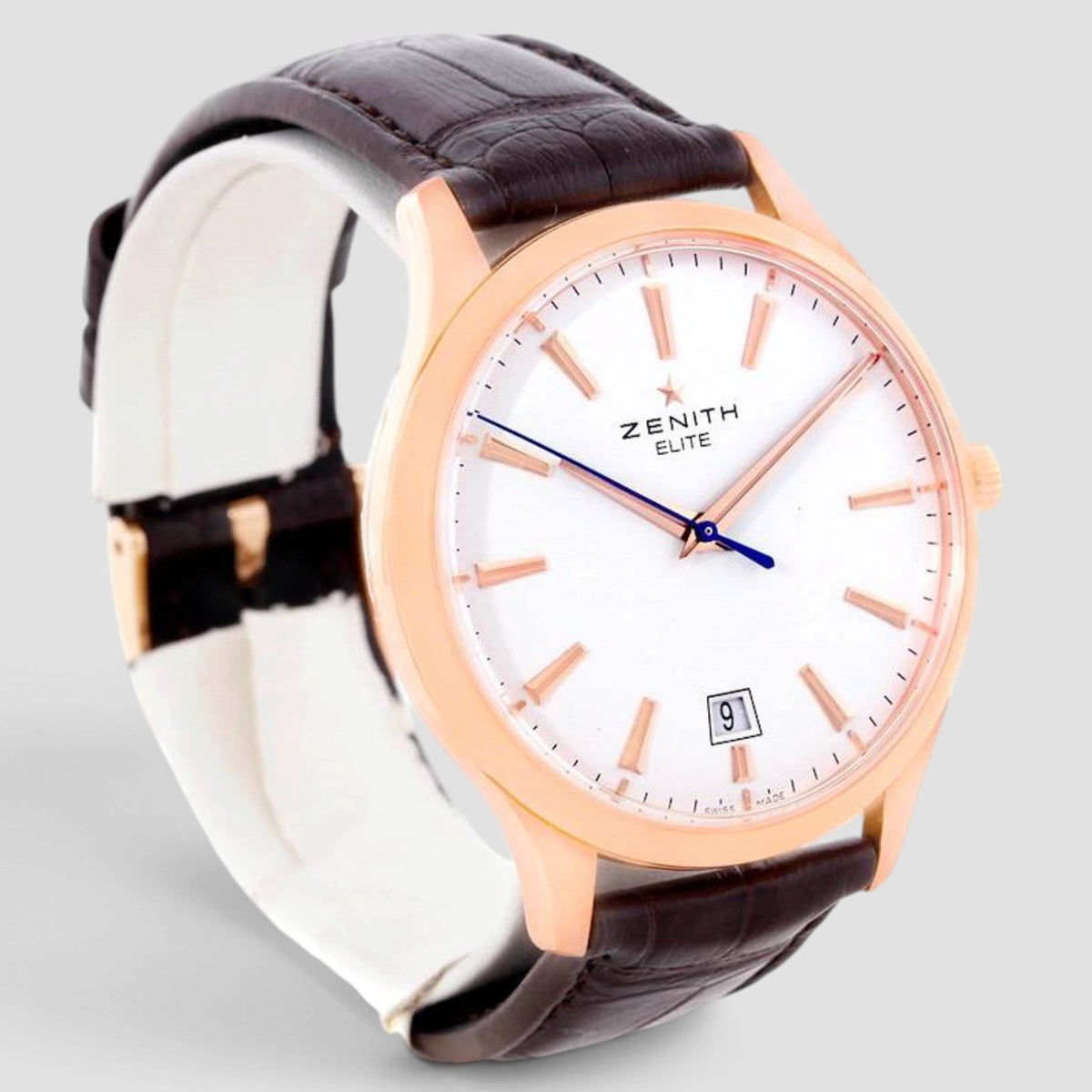 Captain Central Second 18K Rose Gold White Dial