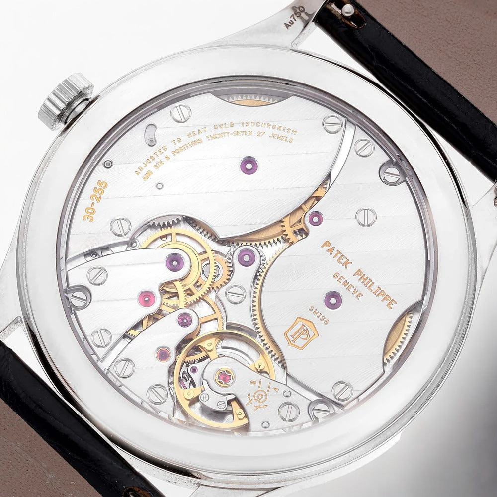 Calatrava Manuelle or Blanc Montre Homme