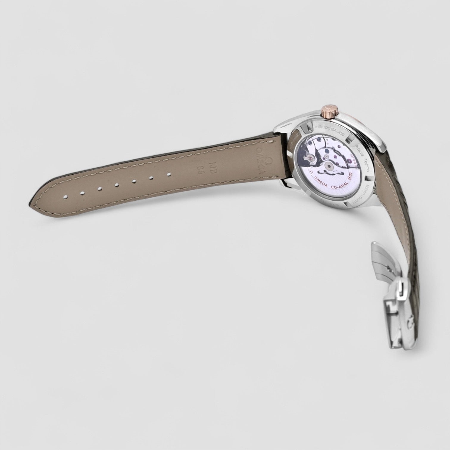 Seamaster Aqua Terra Steel Rose Gold Mens Watch