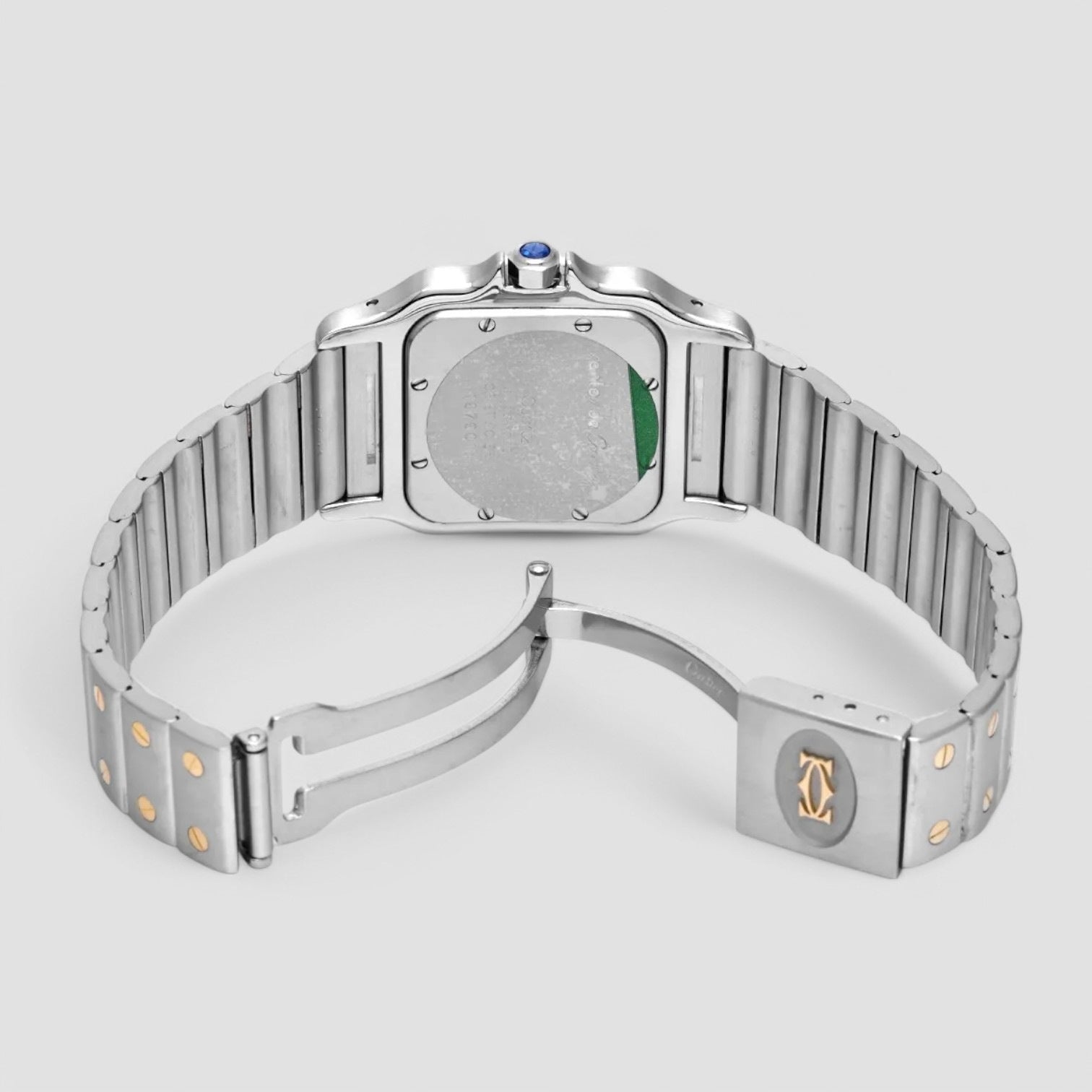 Santos SS / 18K Yellow Gold Quartz Description