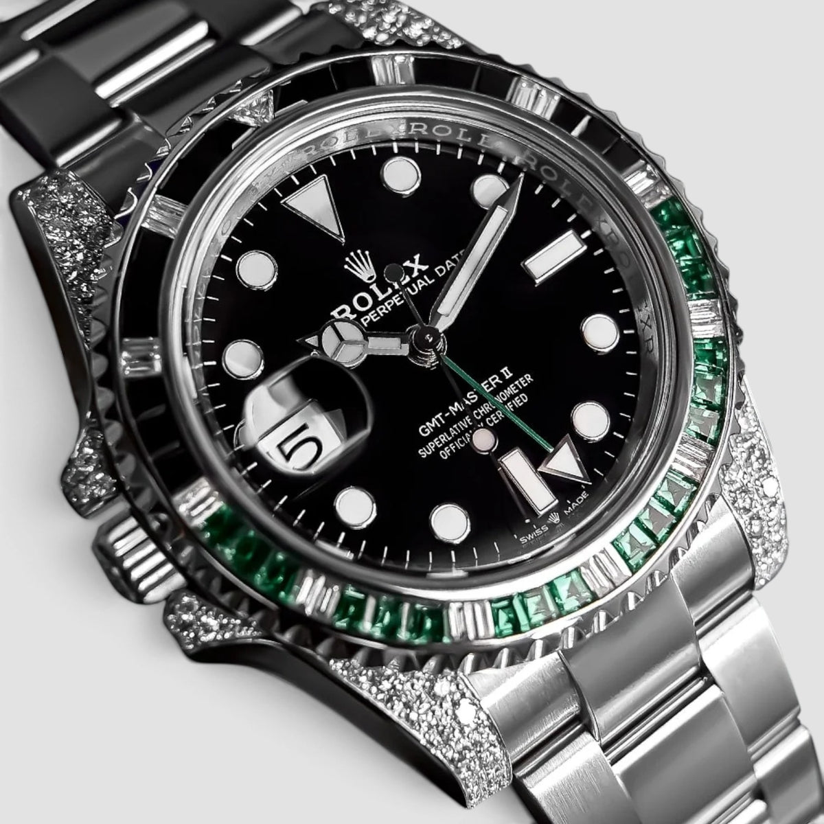 GMT-Master II 40 Sprite Custom Diamond-Set