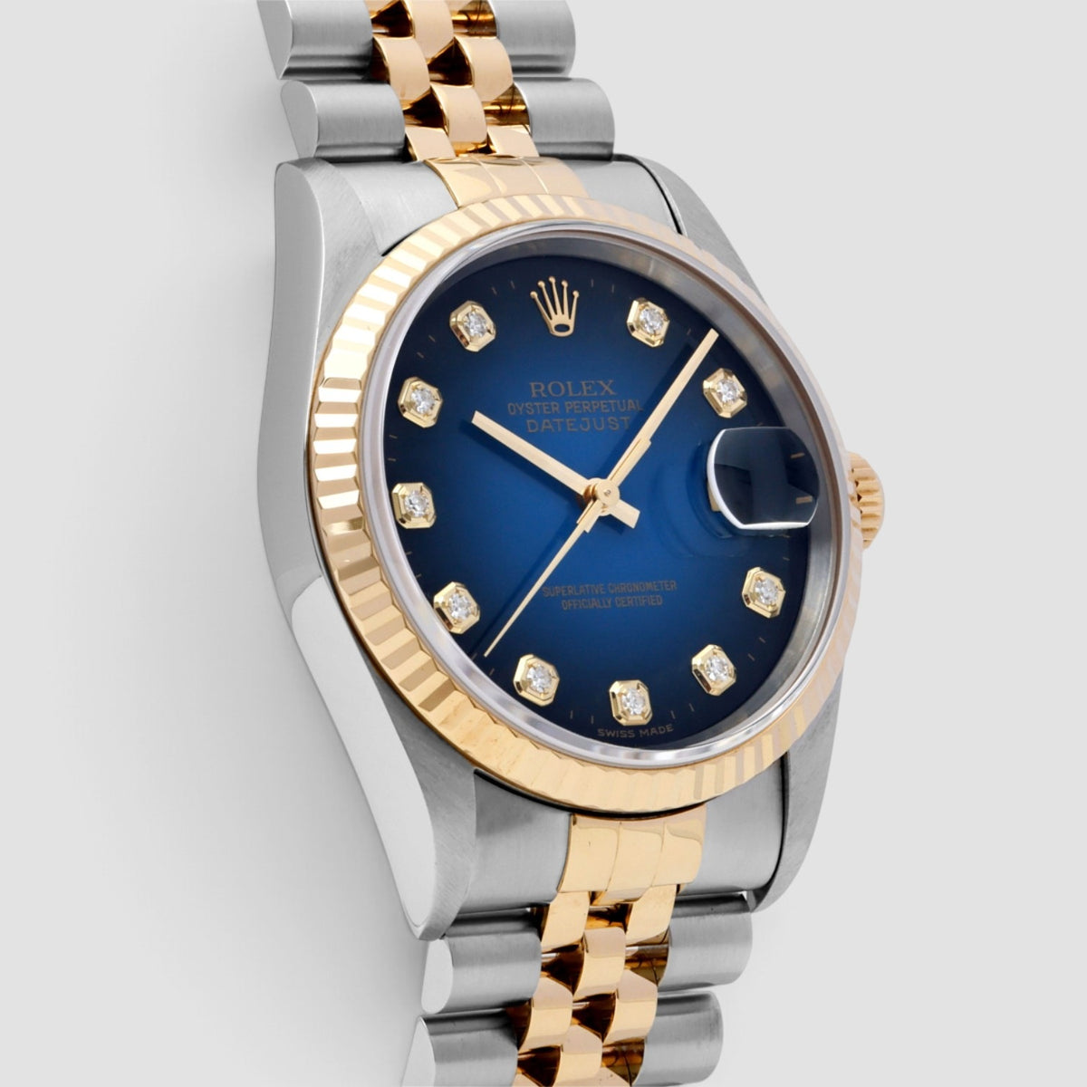 Datejust 36 Blue Gradient Diamond Dial Jubilee