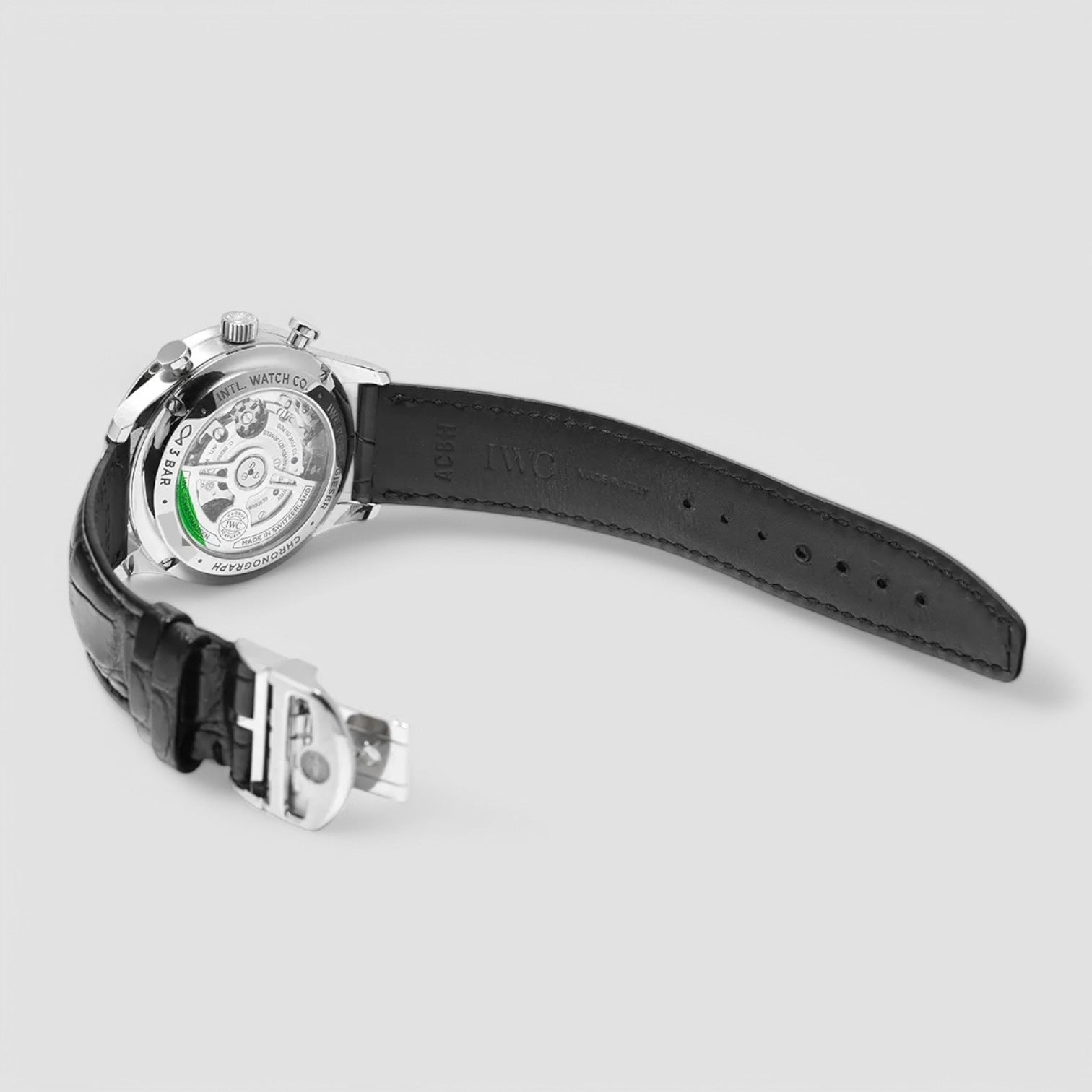 Portugieser Chronograph SS Red Burgundy Dial