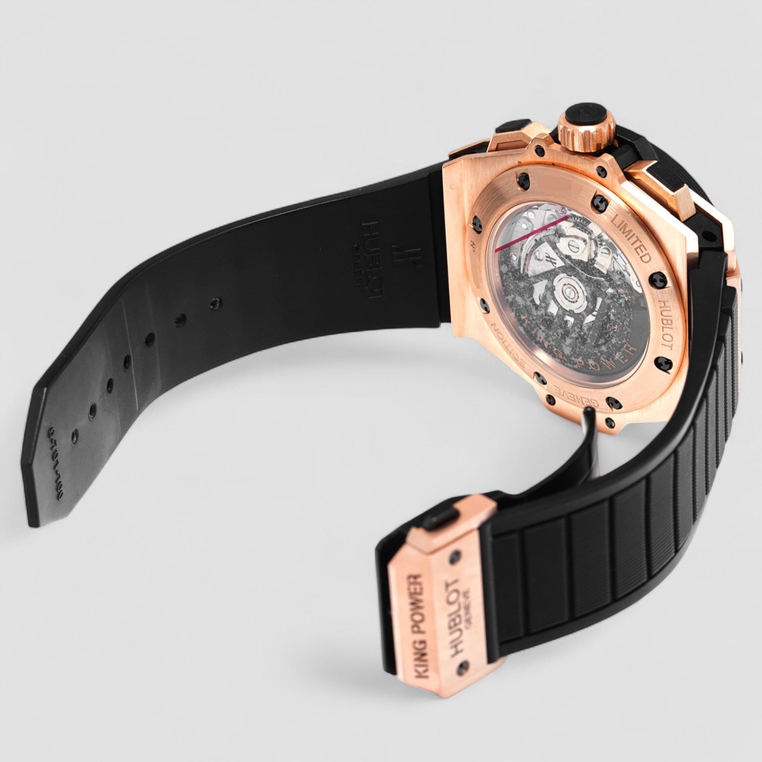 King Power Split Second Automatic Black Dial Men's Watch