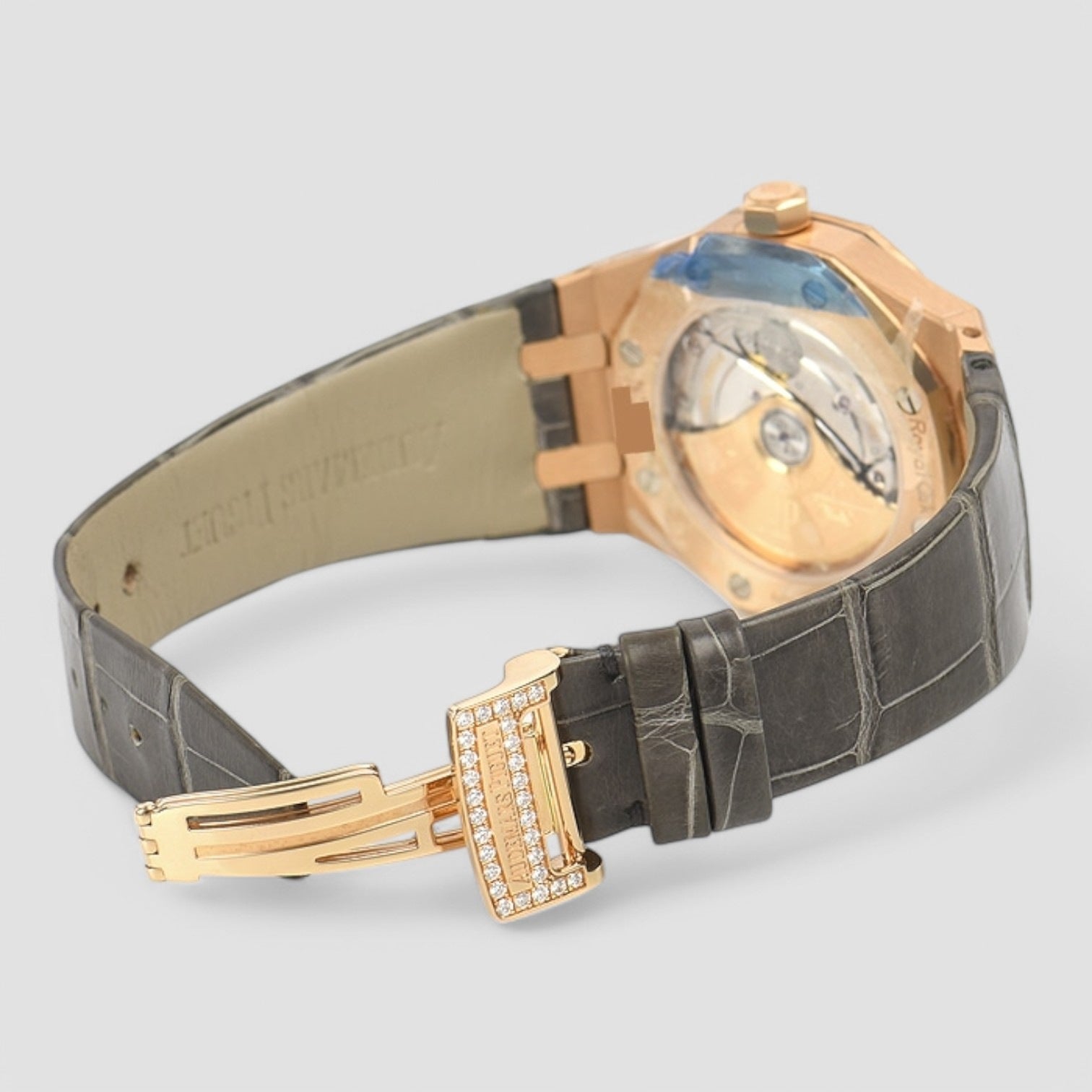 Royal Oak Selfwinding Rose Gold Slate Index Diamond Set 37mm