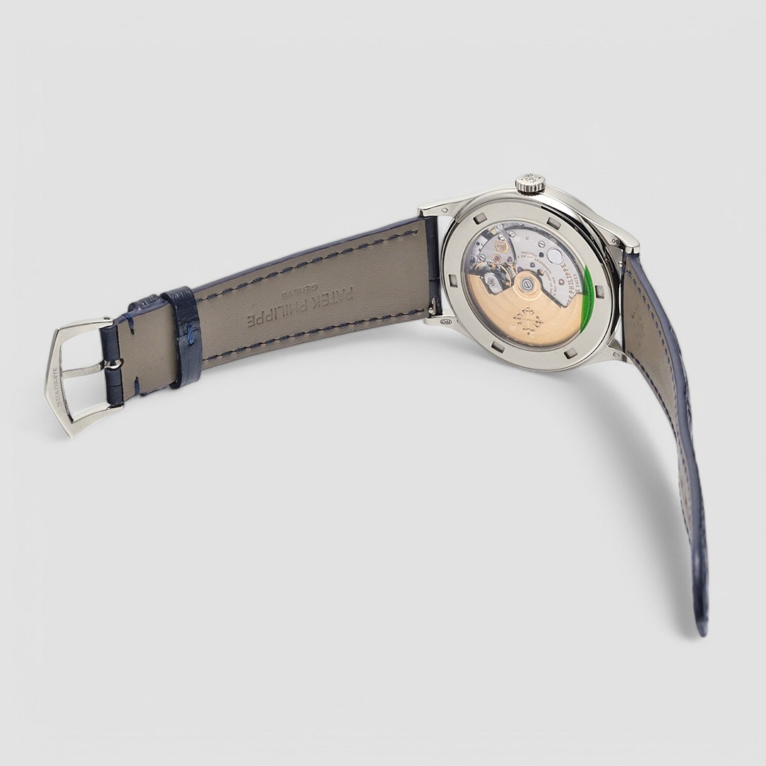 Calatrava 18K 5296G White Gold Sector Dial