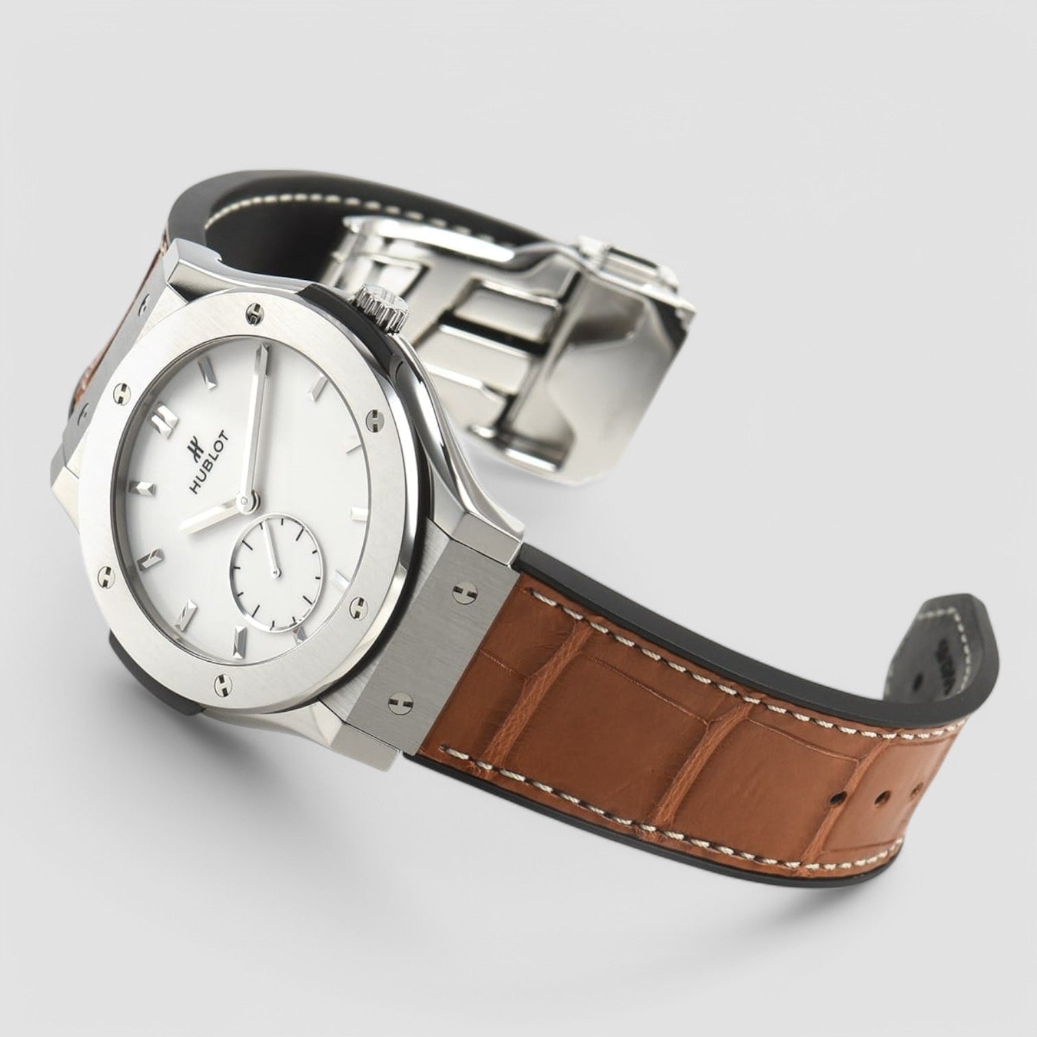 Classic Fusion Ultra-Thin White Index Dial 42mm