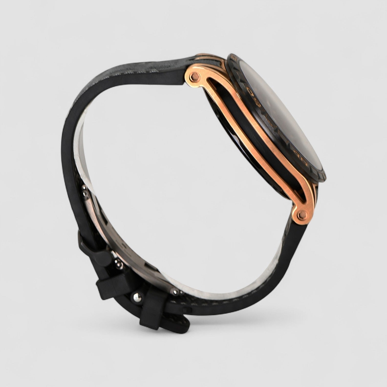 Excalibur Spider Black DLC Titanium Bezel Rose Gold 45mm