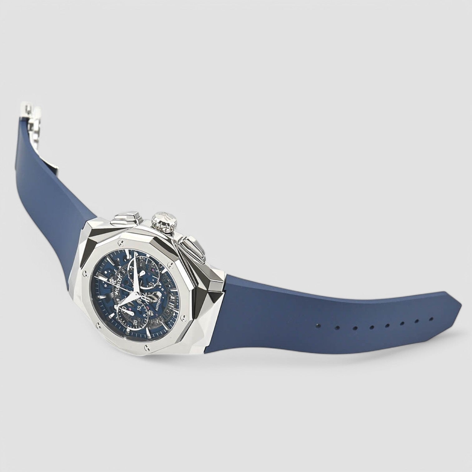 Classic Fusion Chronograph Blue (Cut Out) Dial Men's Watch