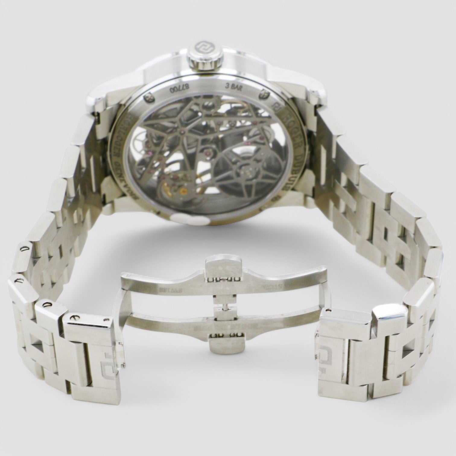 Excalibur 42 Skeleton Micro-Rotor Automatic SS / SS RARE