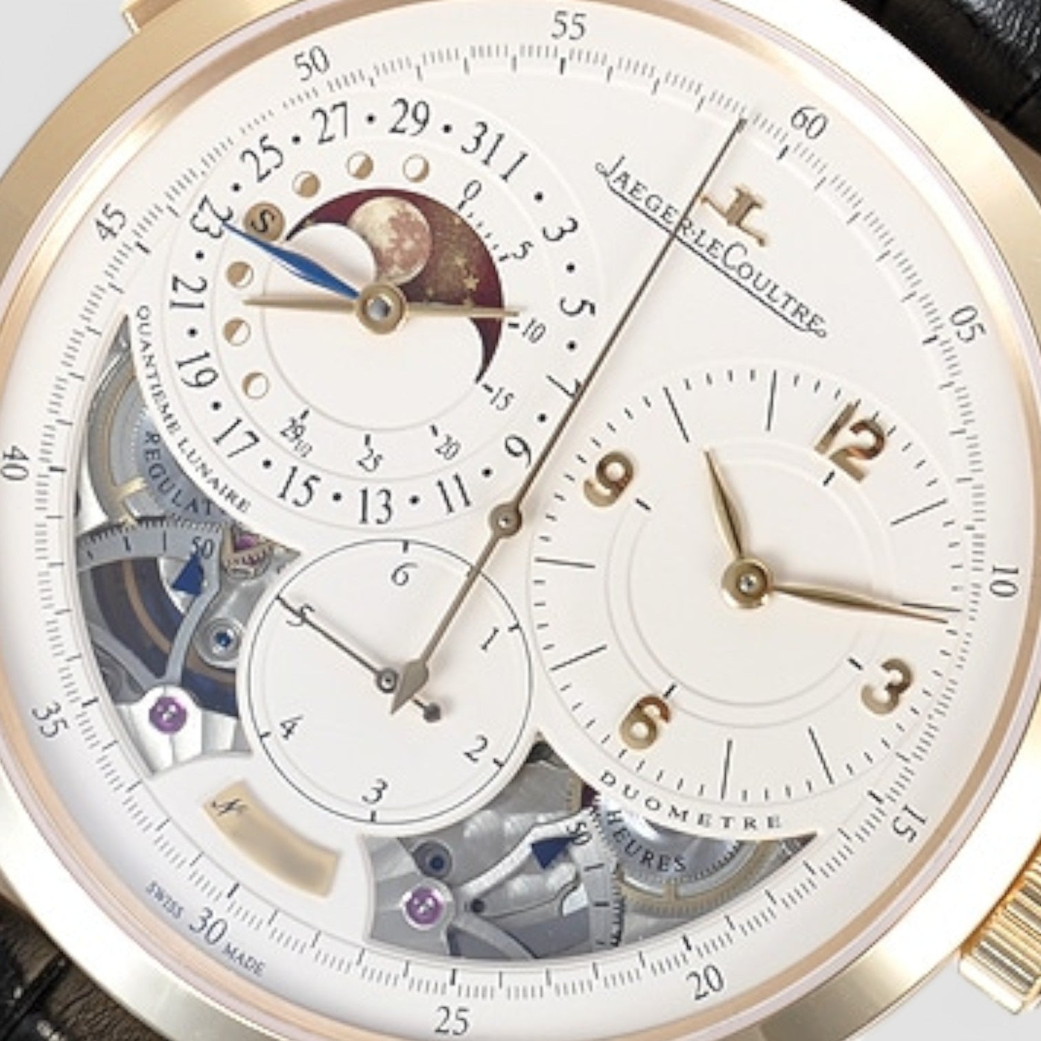 Duometre a Quantieme Lunaire 42mm Mens Watch