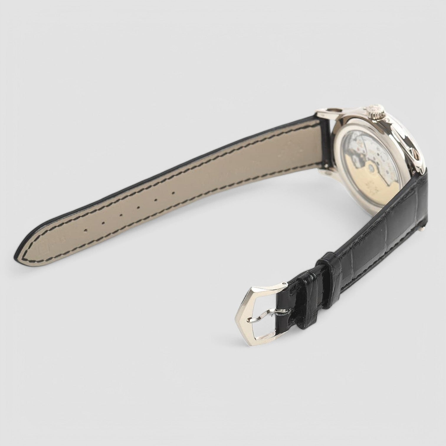 Annual Calendar Silver Dial 18K