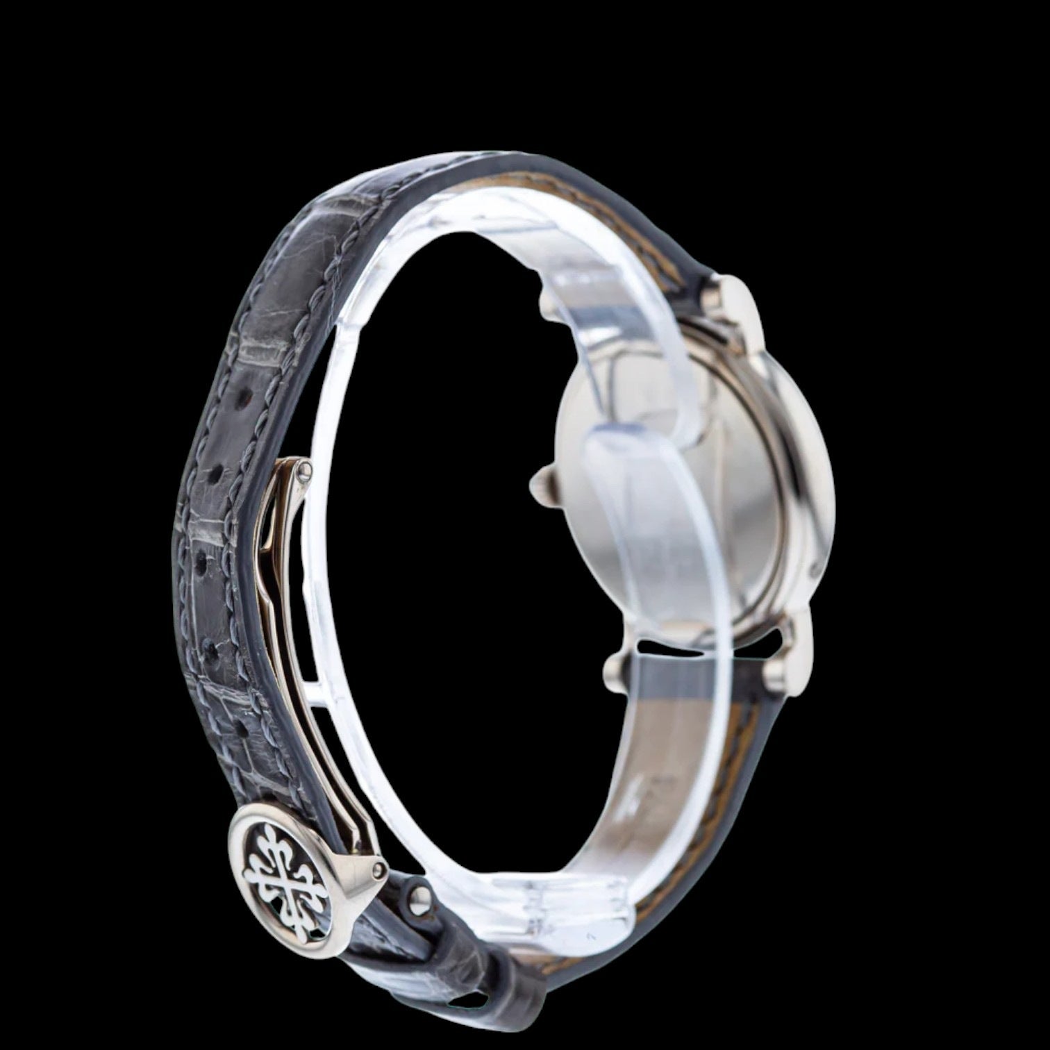 Calatrava Ladies 18k White Gold Moon Diamonds