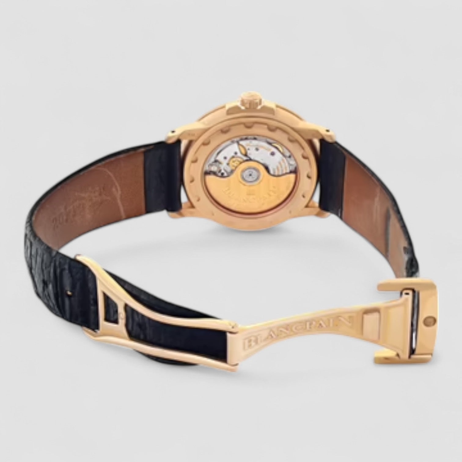 Aqualung 18K Rose Gold Hundred Hours Black Dial LIMITED