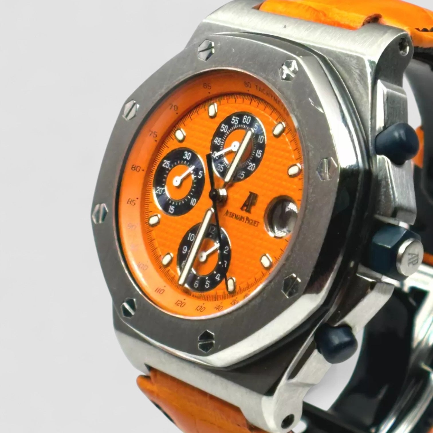 Royal Oak Offshore Chronograph 42 Steel / Orange / Strap