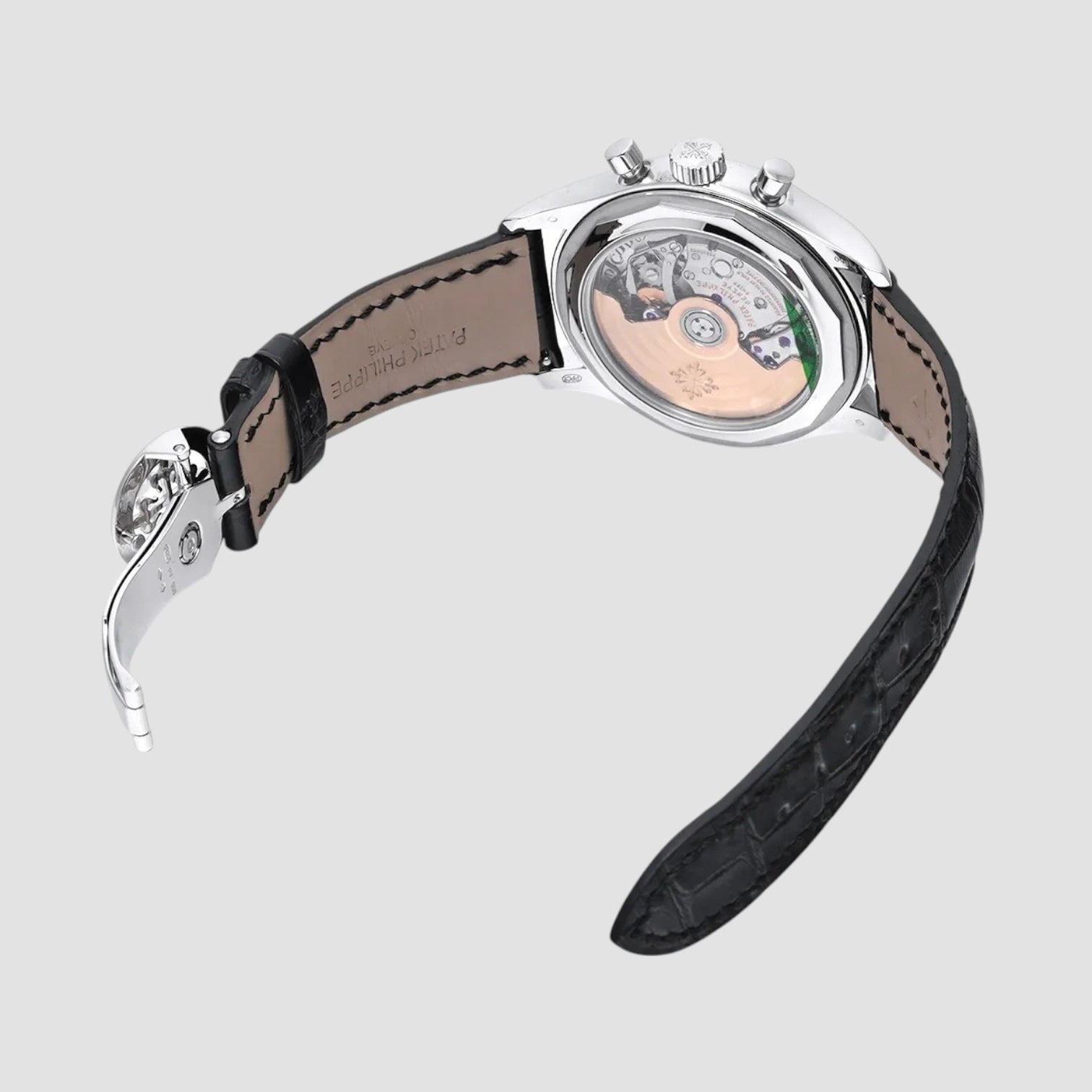 Annual Calendar 5960P-016 Chronograph Black Dial