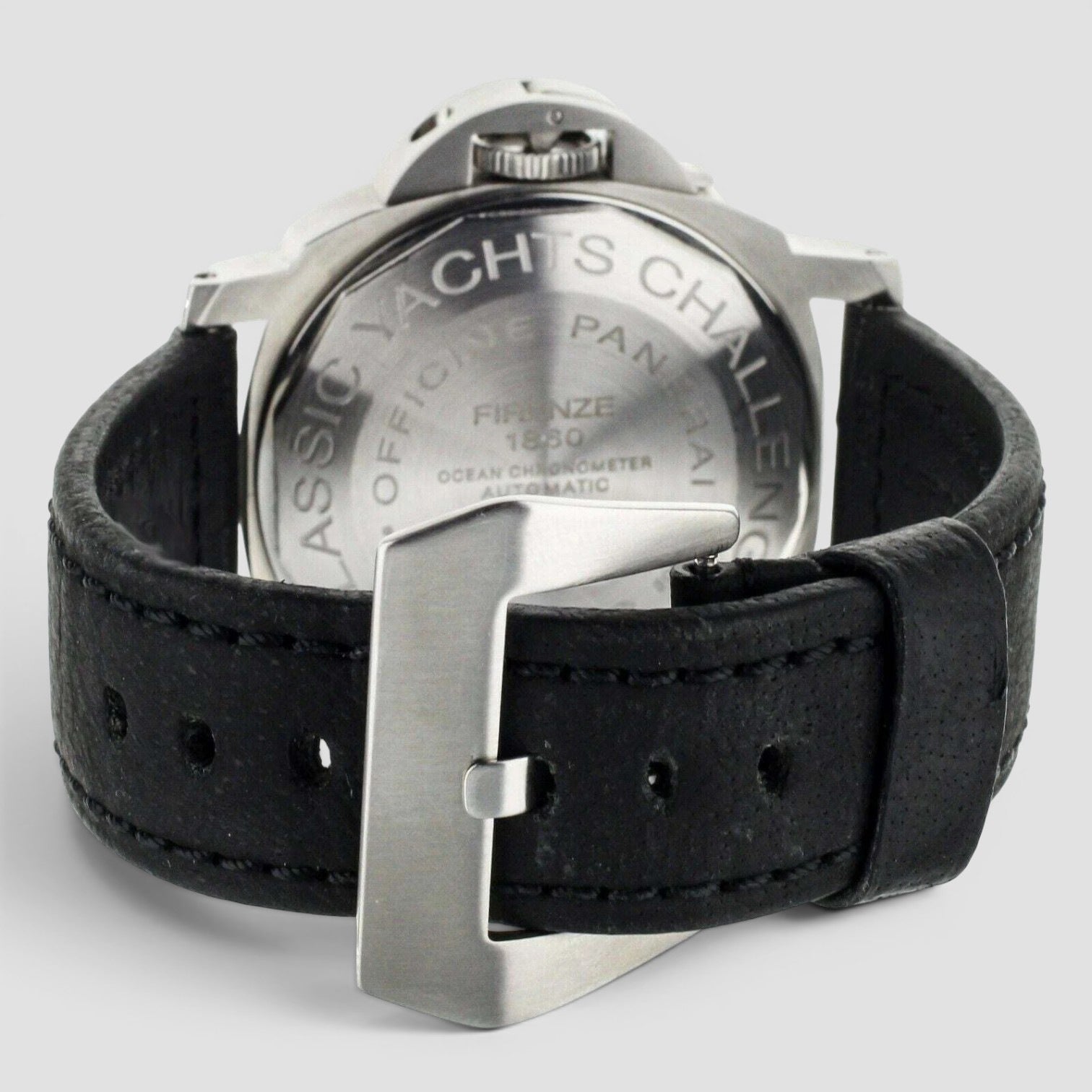 LUMINOR REGATTA CLASSIC YACHT CHALLENGE HOBNAIL BLACK DIAL 44MM