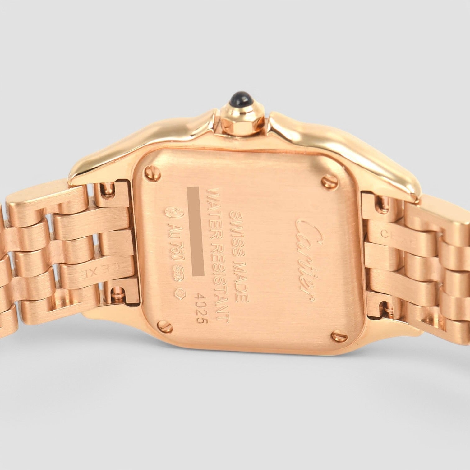 Panthere de Cartier Small Quartz Rose Gold Silver Dial