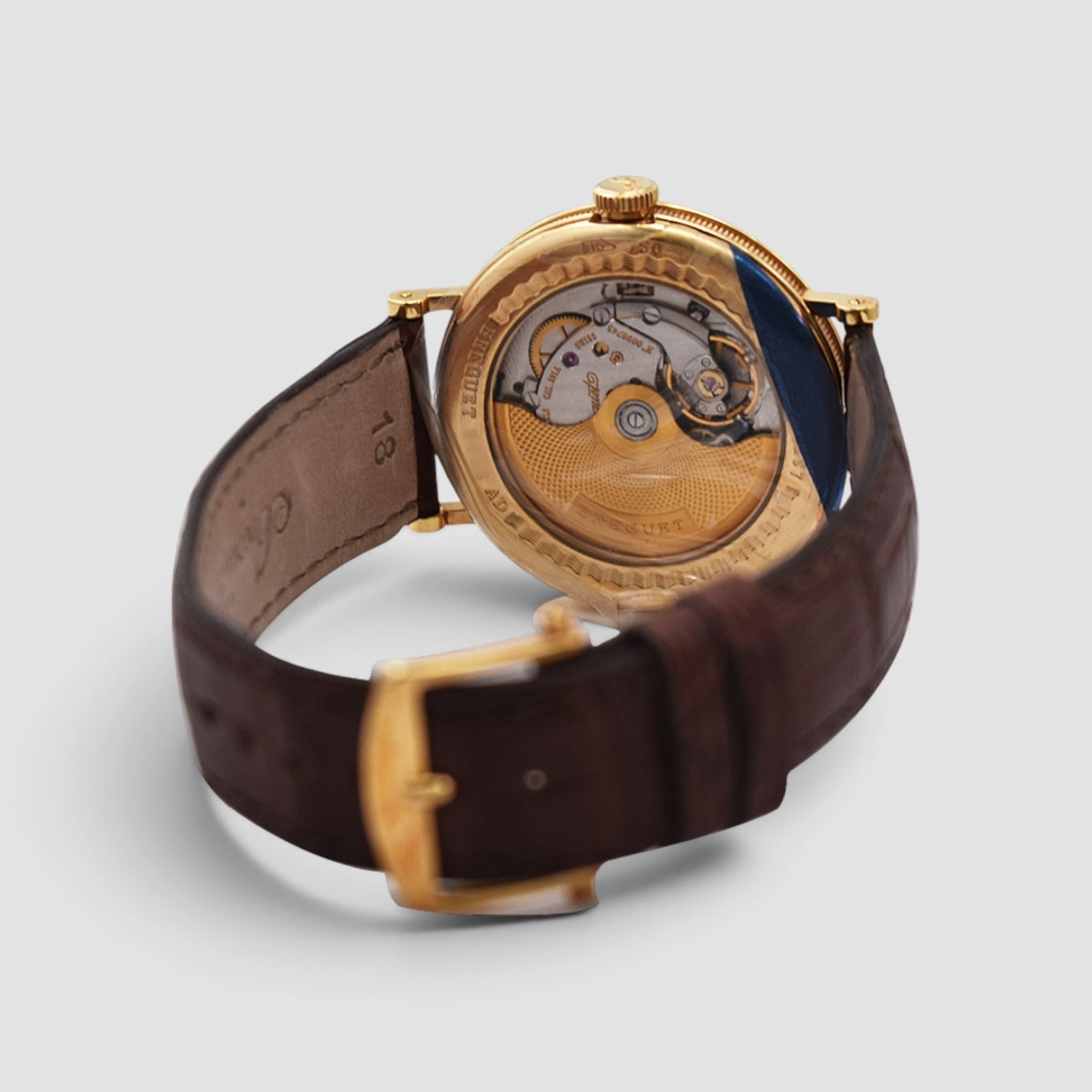 Classique Automatic 18K Yellow Gold Silver Guilloché Dial