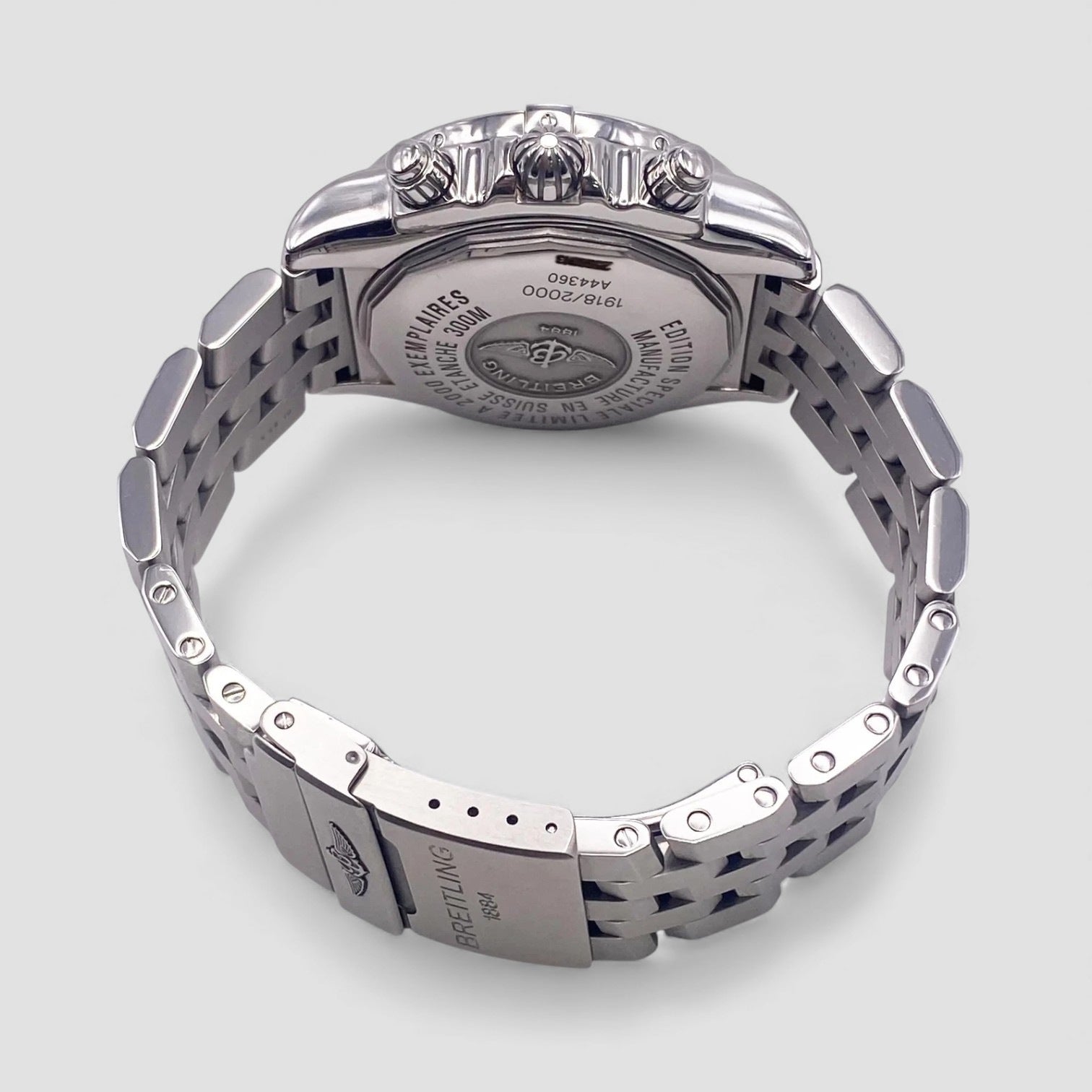 Chronomat Blackbird Steel Black Dial Automatic Watch