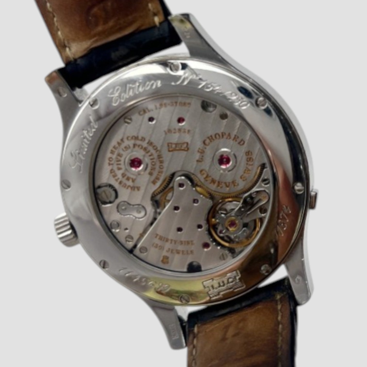 LUC Hand Wind Black Dial Men's Watch