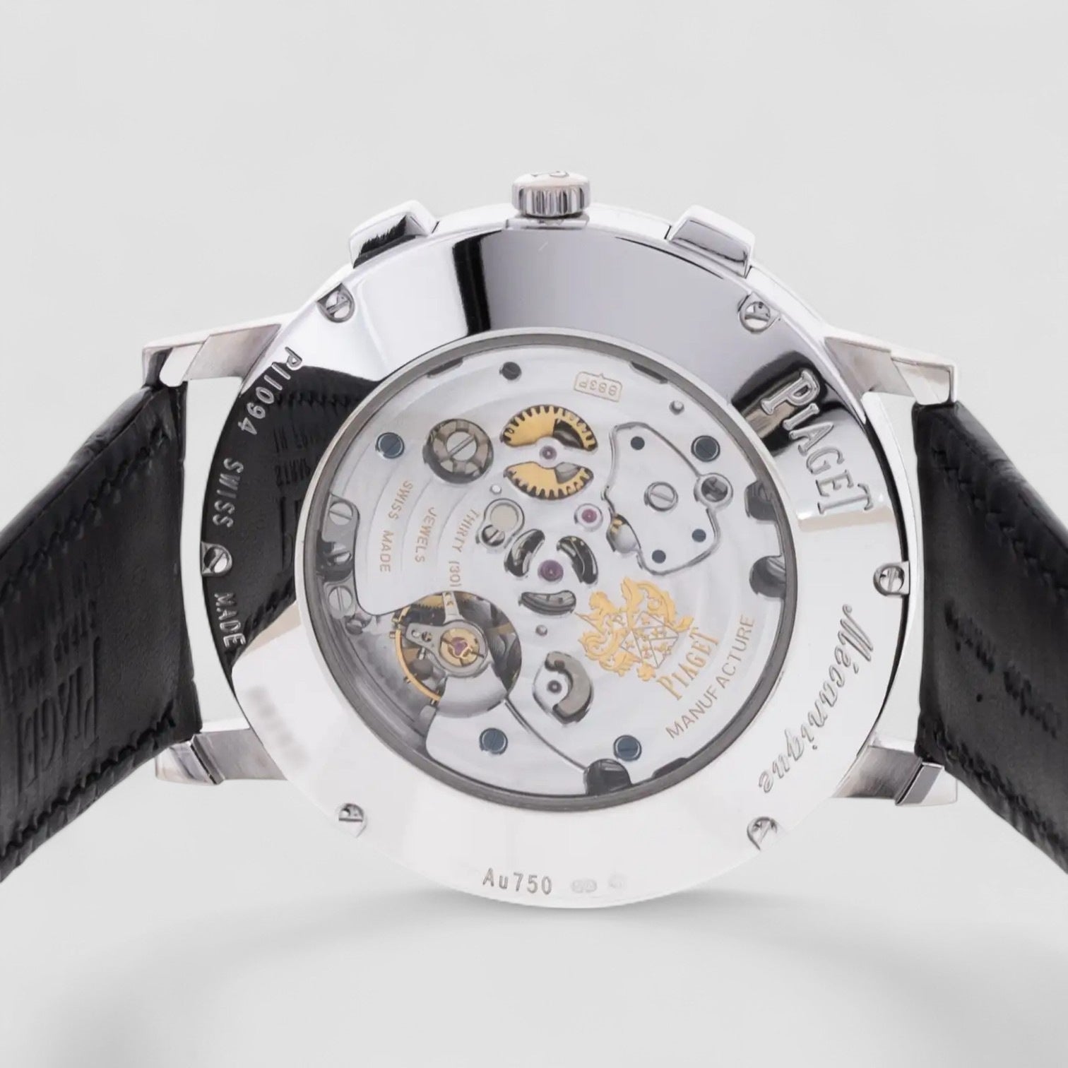 Chronograph Hand Wind Sunburst Dial Mens Watch