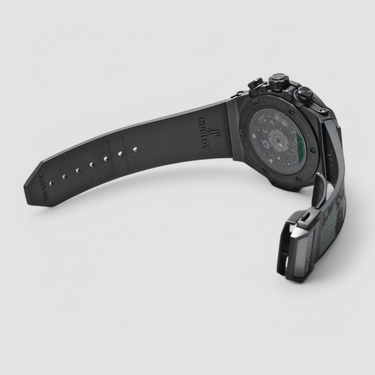 Big Bang Camo Yohji Yamamoto Chronograph Automatic Green Dial Men's Watch