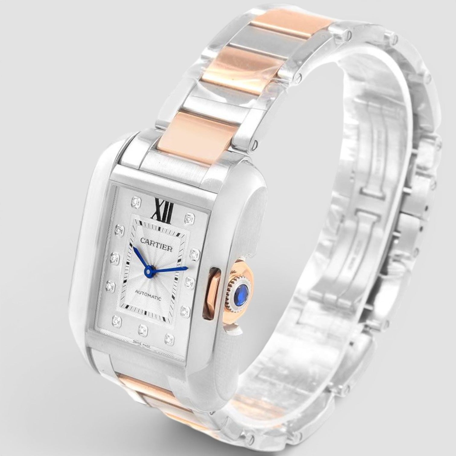 Tank Anglaise – Steel & Rose Gold