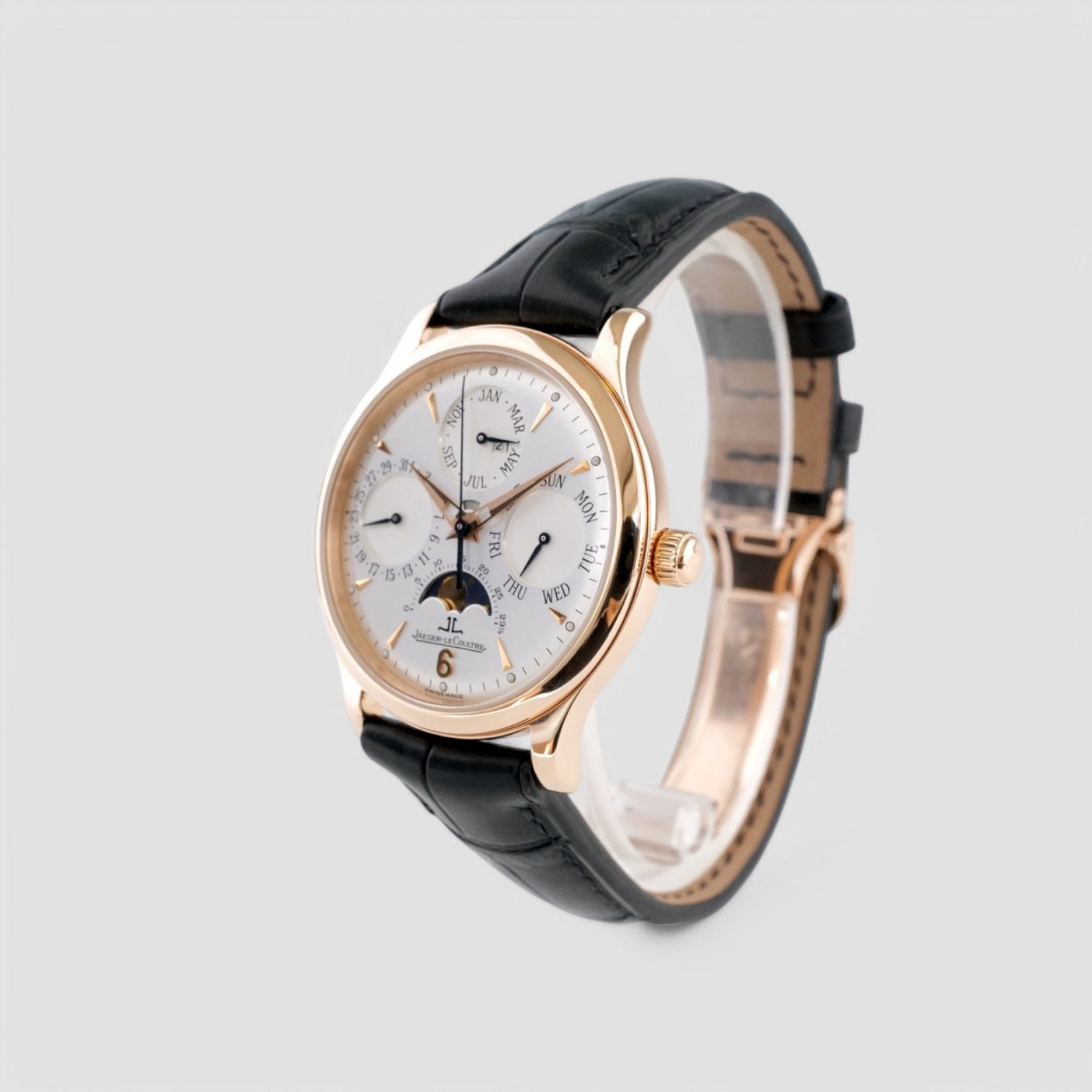 Master Perpetual Calendar Silver Dial 18K Rose Gold
