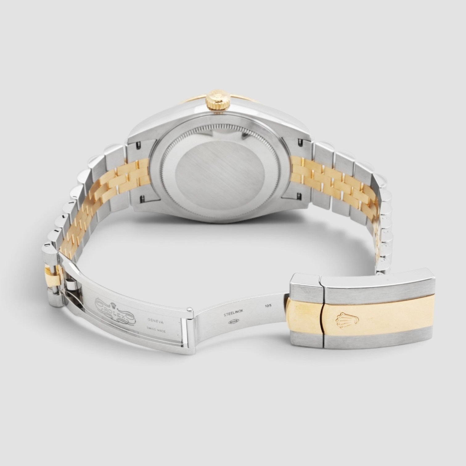 Sky-Dweller 42mm Gold & Steel White Dial