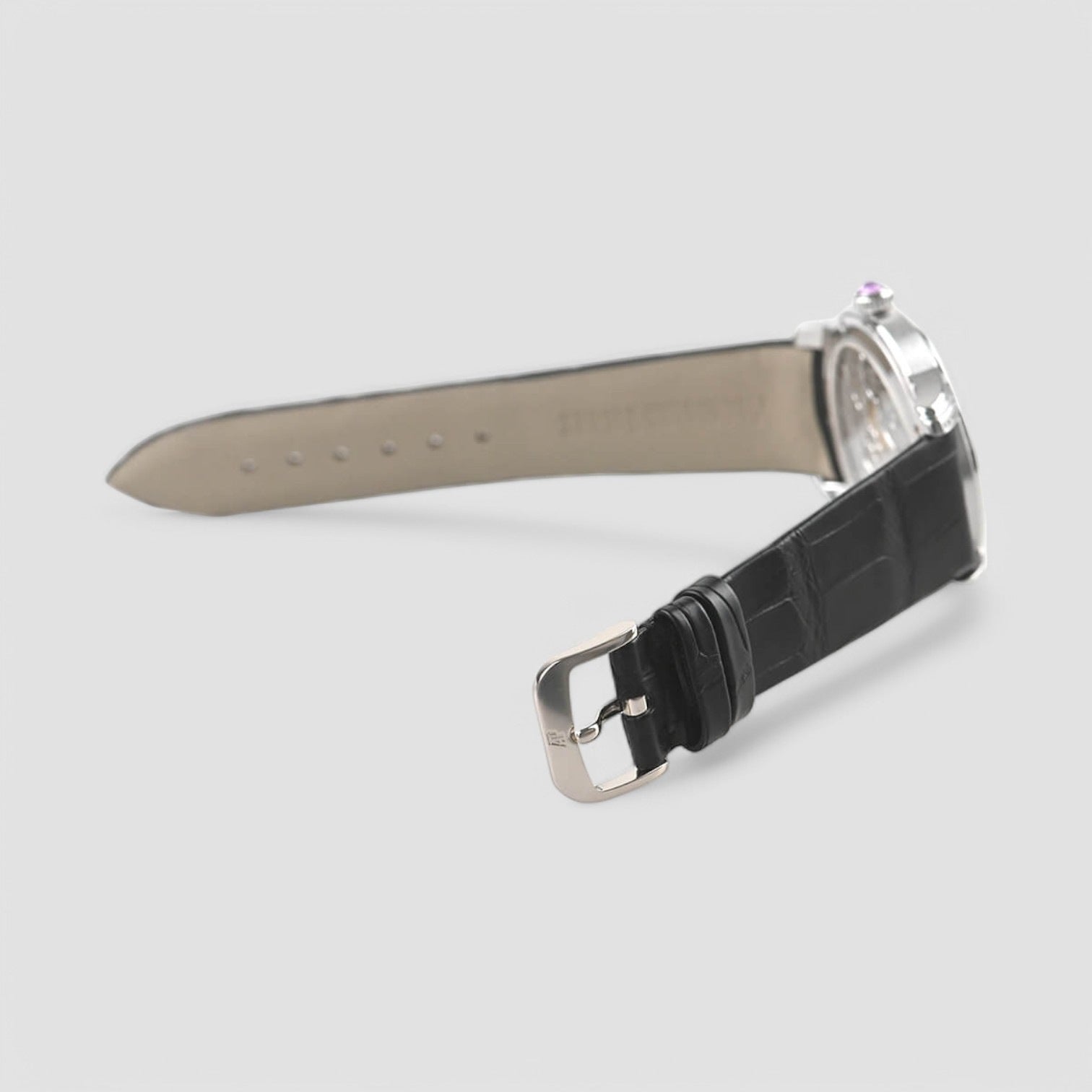 Millenary White Mother Of Pearl Dial Hand Wind Ladies Watch