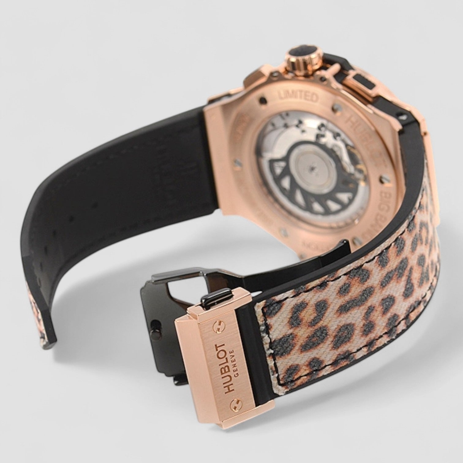 Big Bang Leopard Chronograph Automatic Diamond Ladies Watch