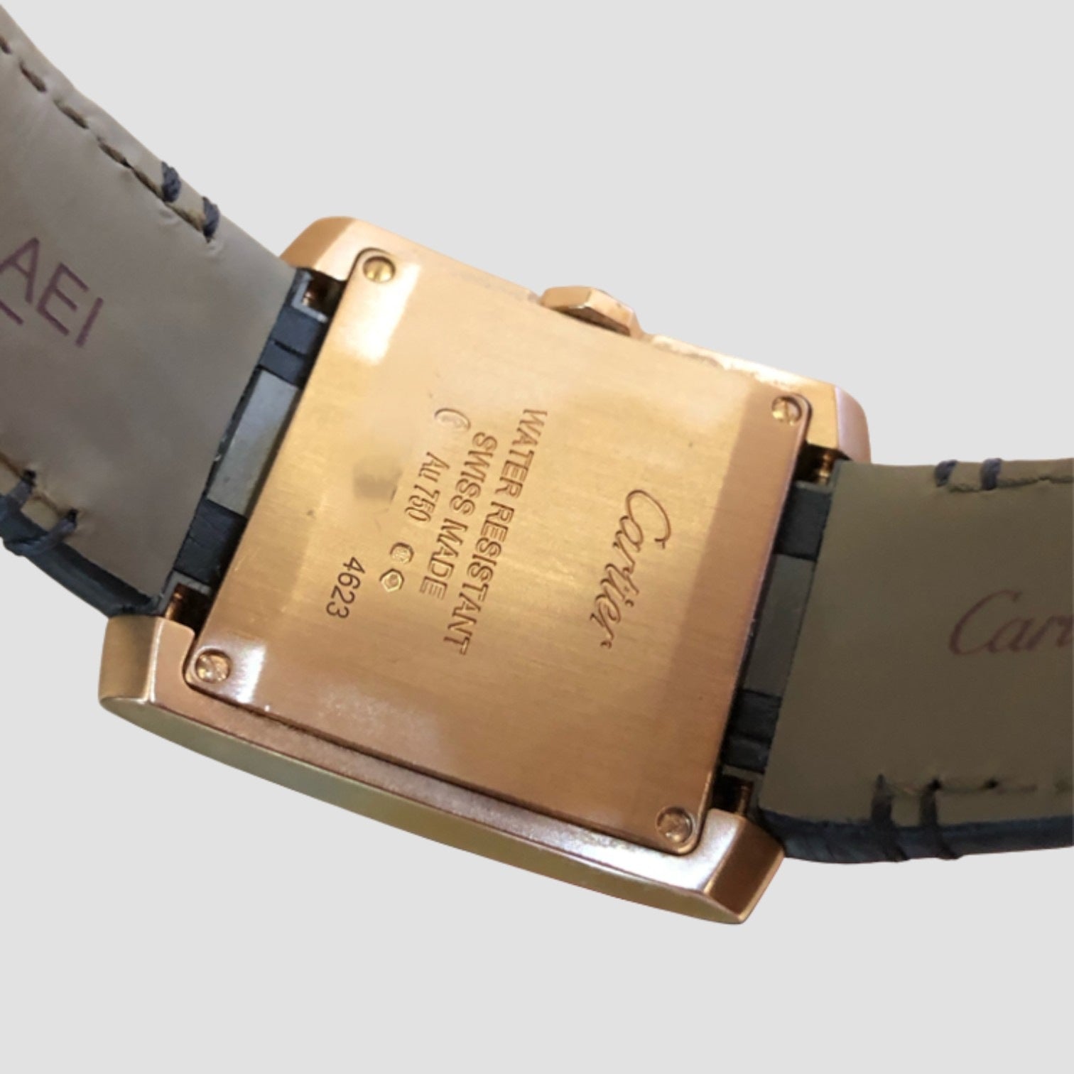 Tank Française Gold Ladies Watch