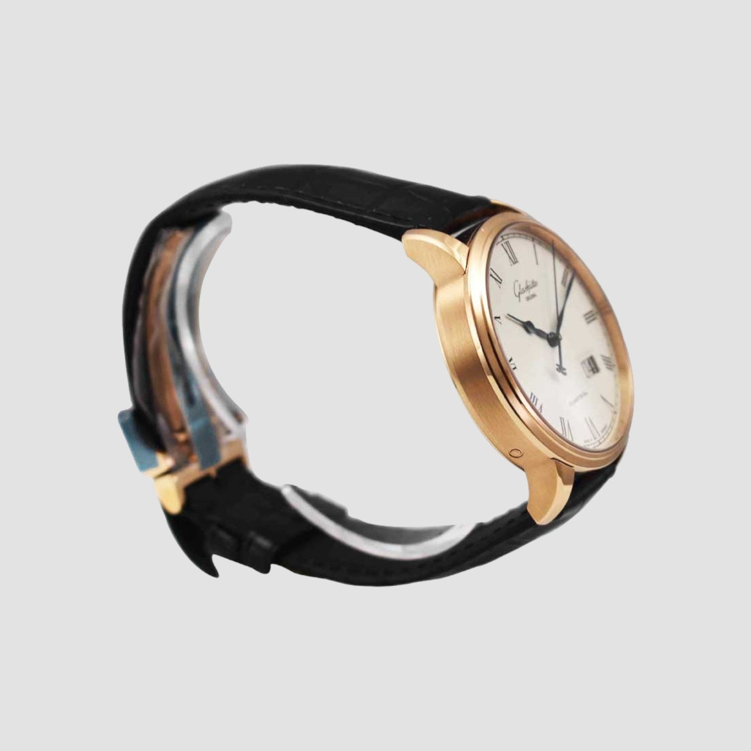 Senator Panorama Date 18K Rose Gold
