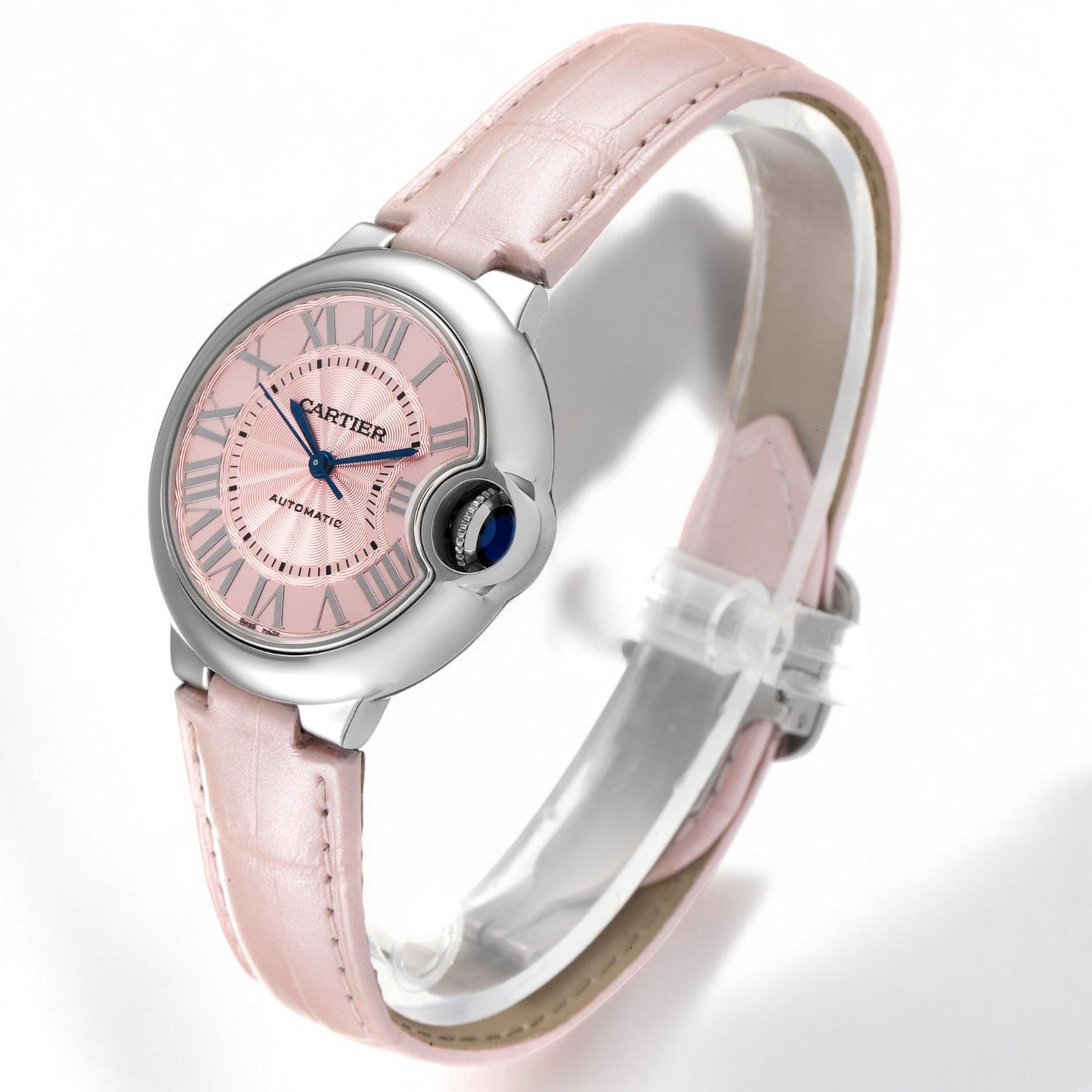 Ballon Bleu 33 Pink Dial Steel