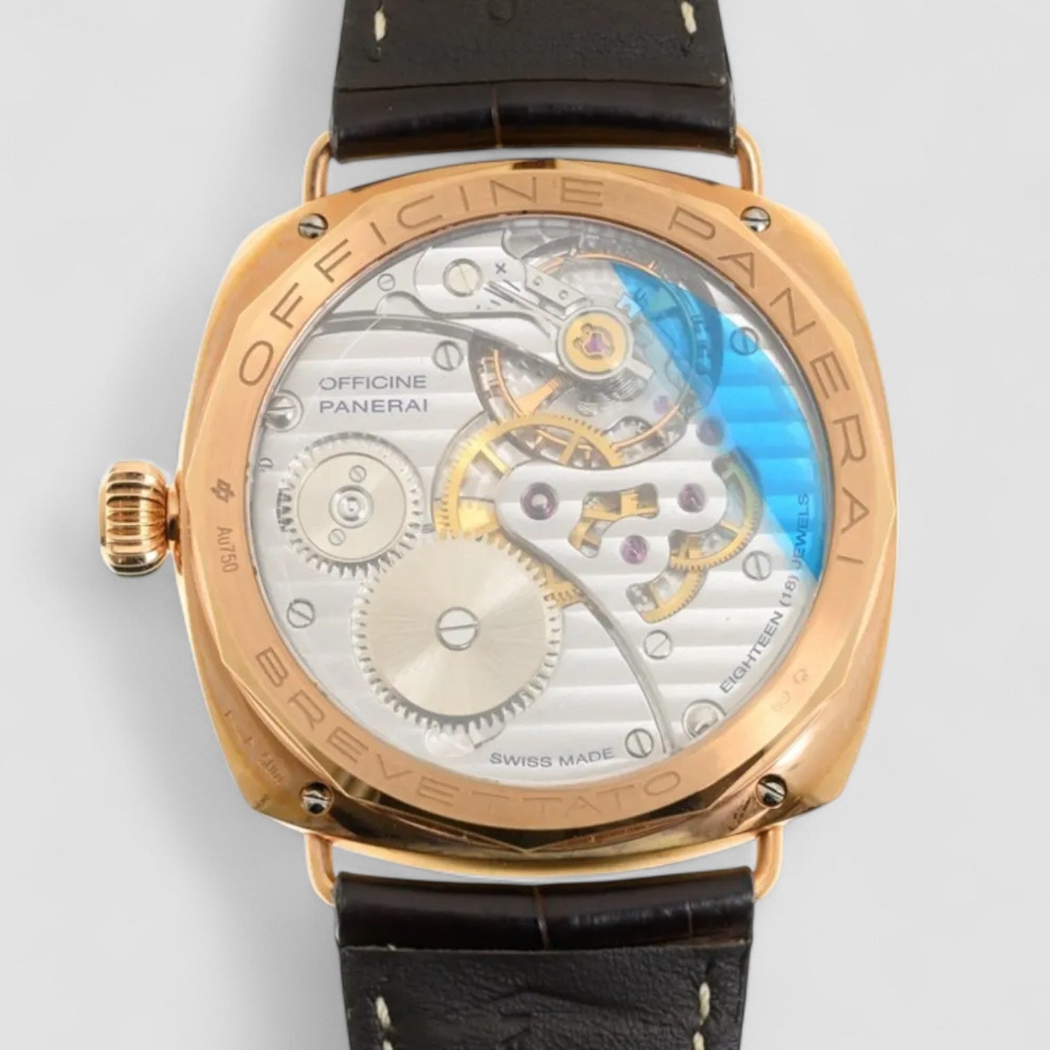 Radiomir Oro Ross Rose Gold Brown Dial 47mm