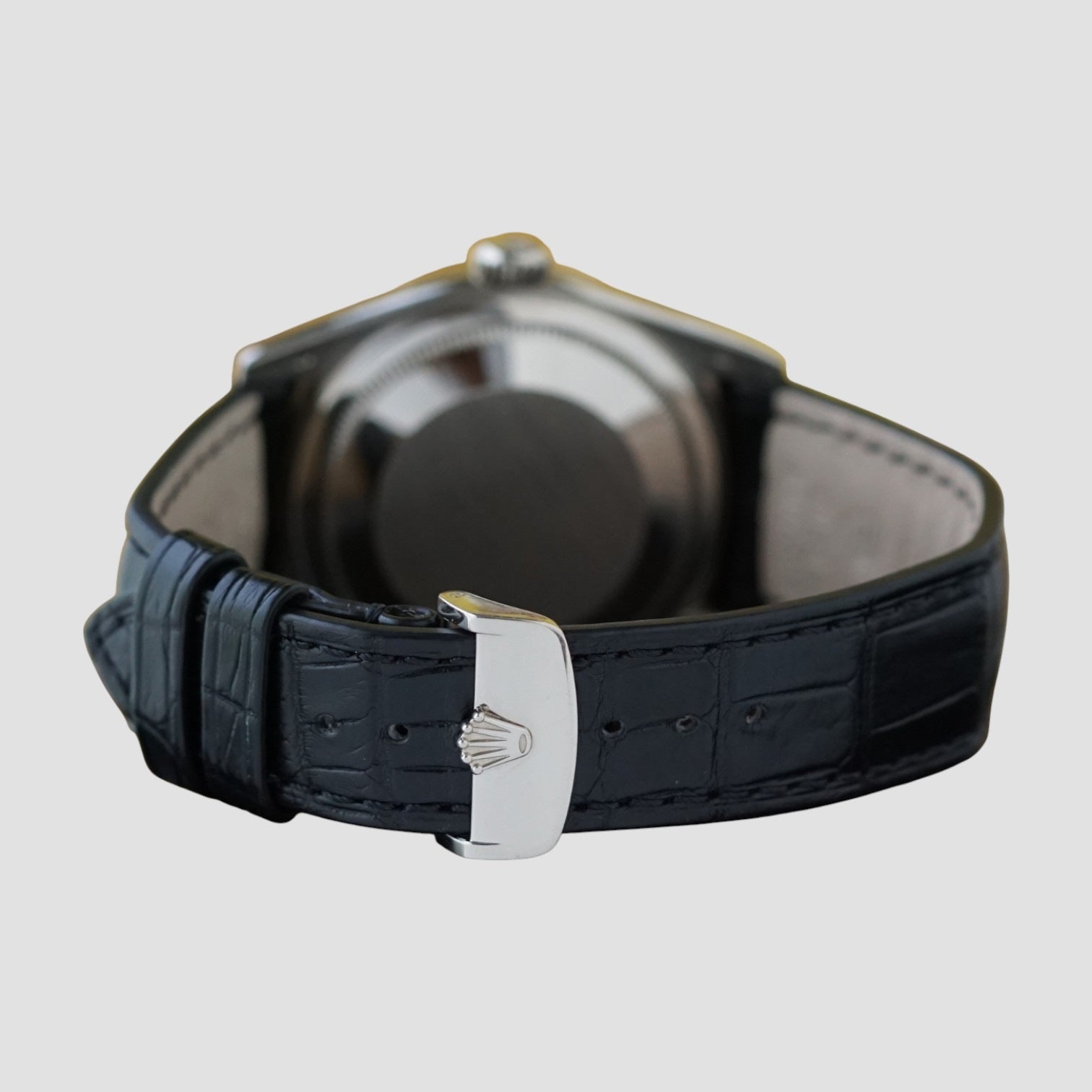 Day Date Black Diamond Dial 18k White Gold
